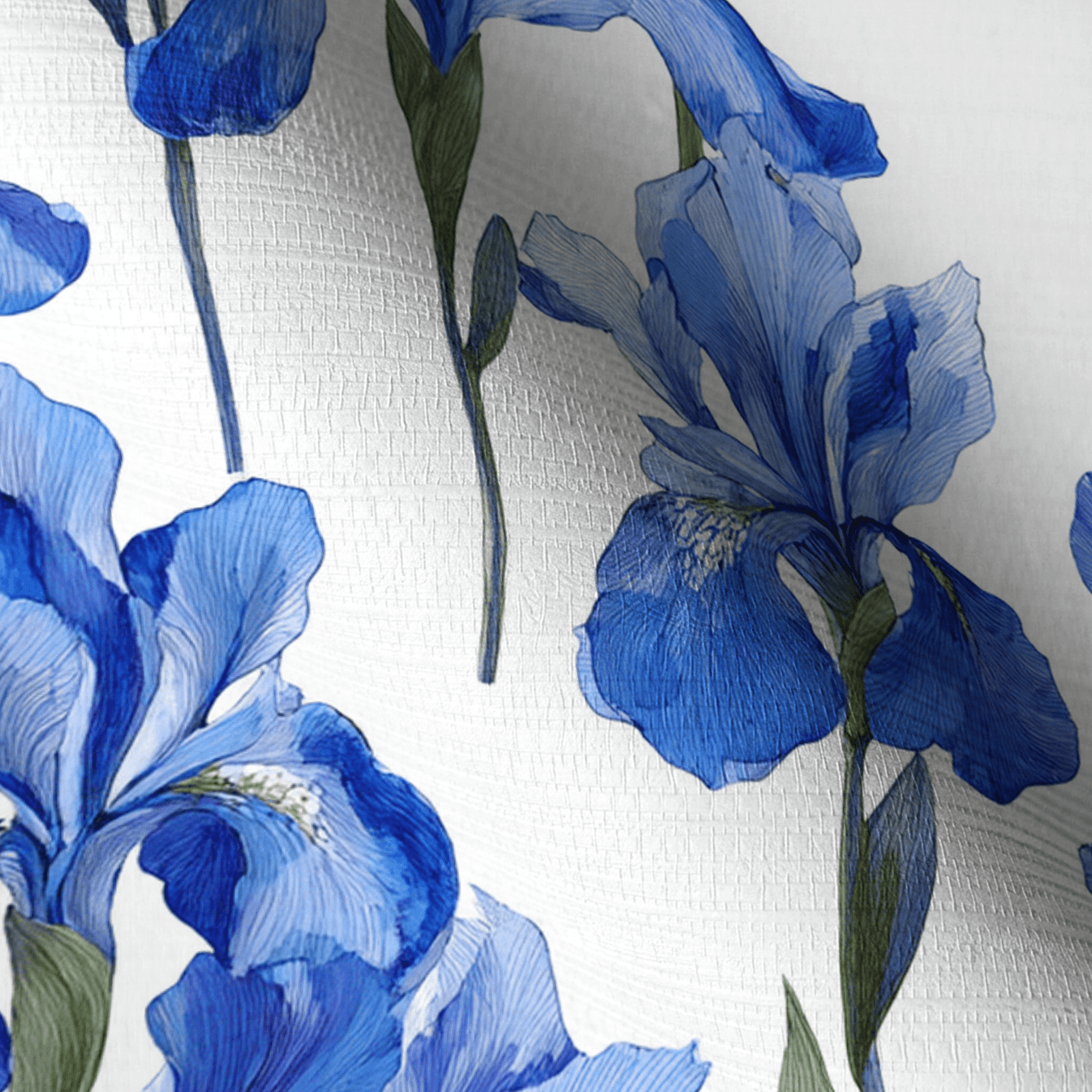 Dream Blue Faux Grasscloth Wallpaper - Lemon Park