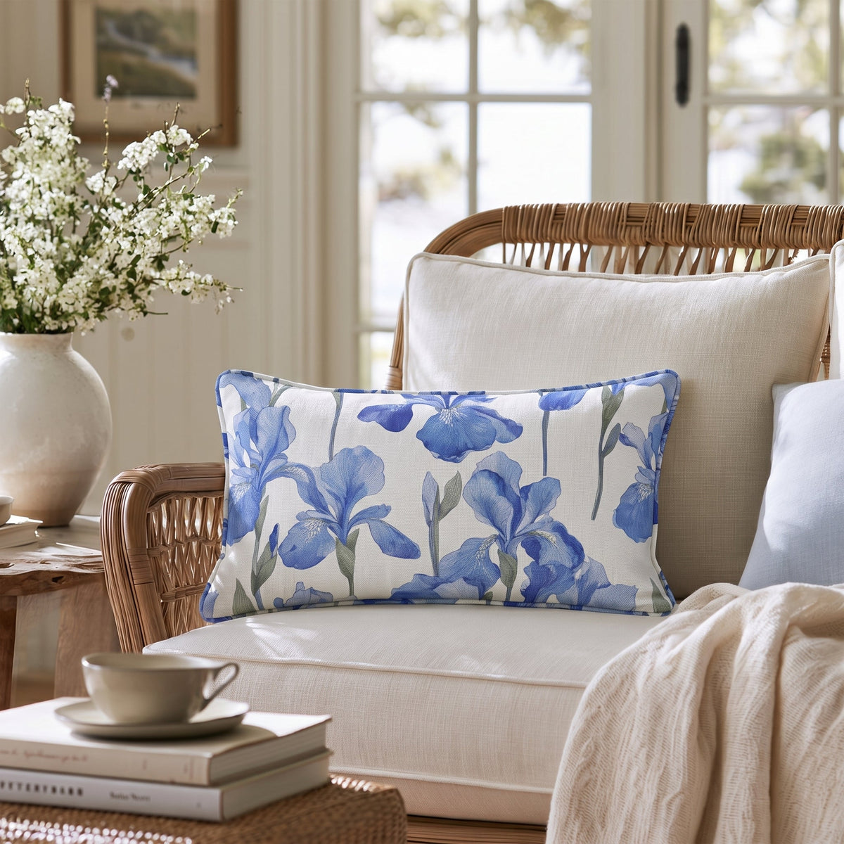 Dream Blue Throw Pillow - Lemon Park