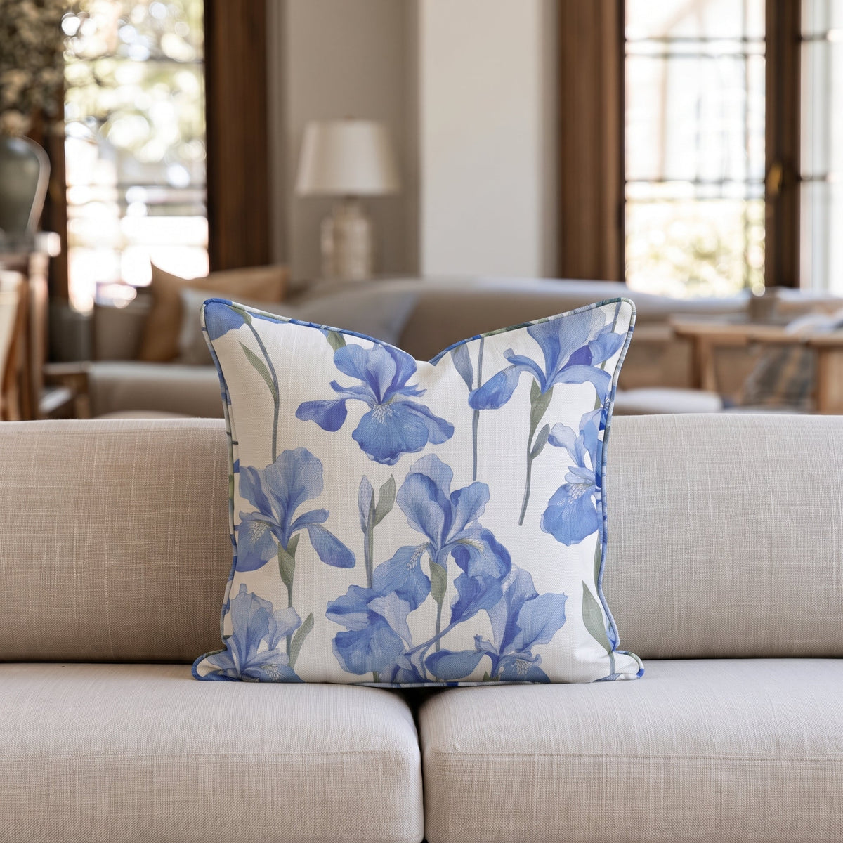 Dream Blue Throw Pillow - Lemon Park