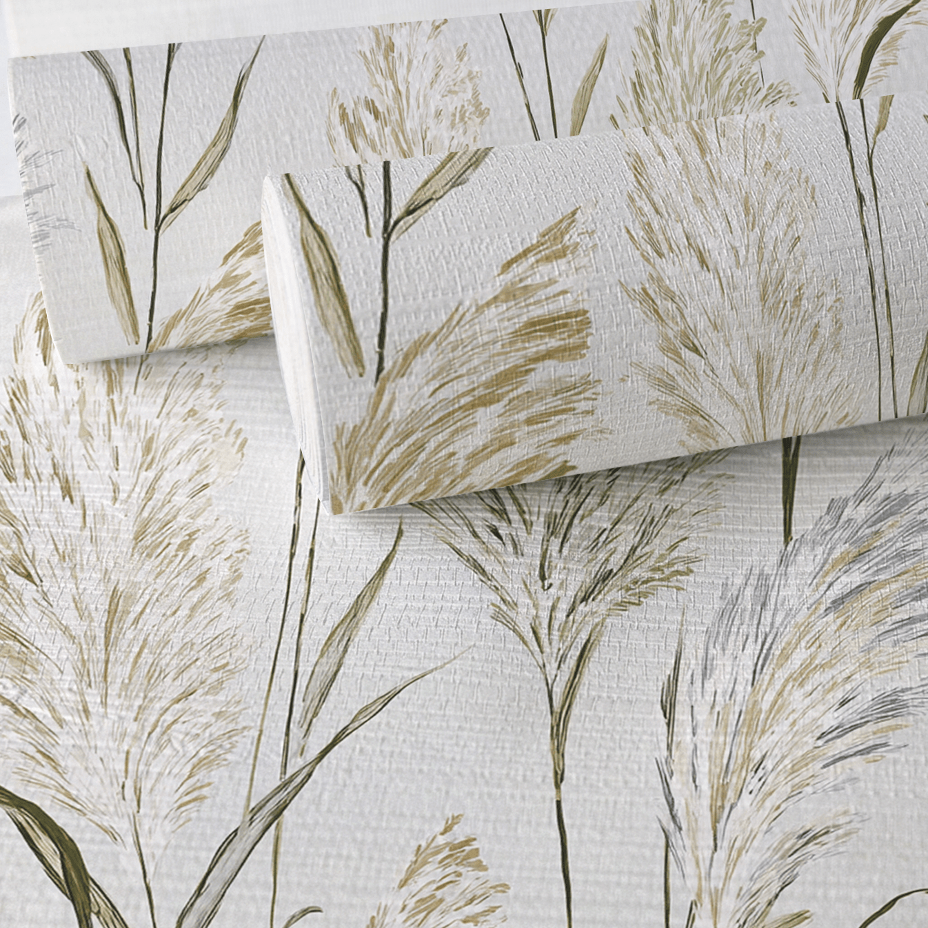 Dune Reed Faux Grasscloth Wallpaper - Lemon Park