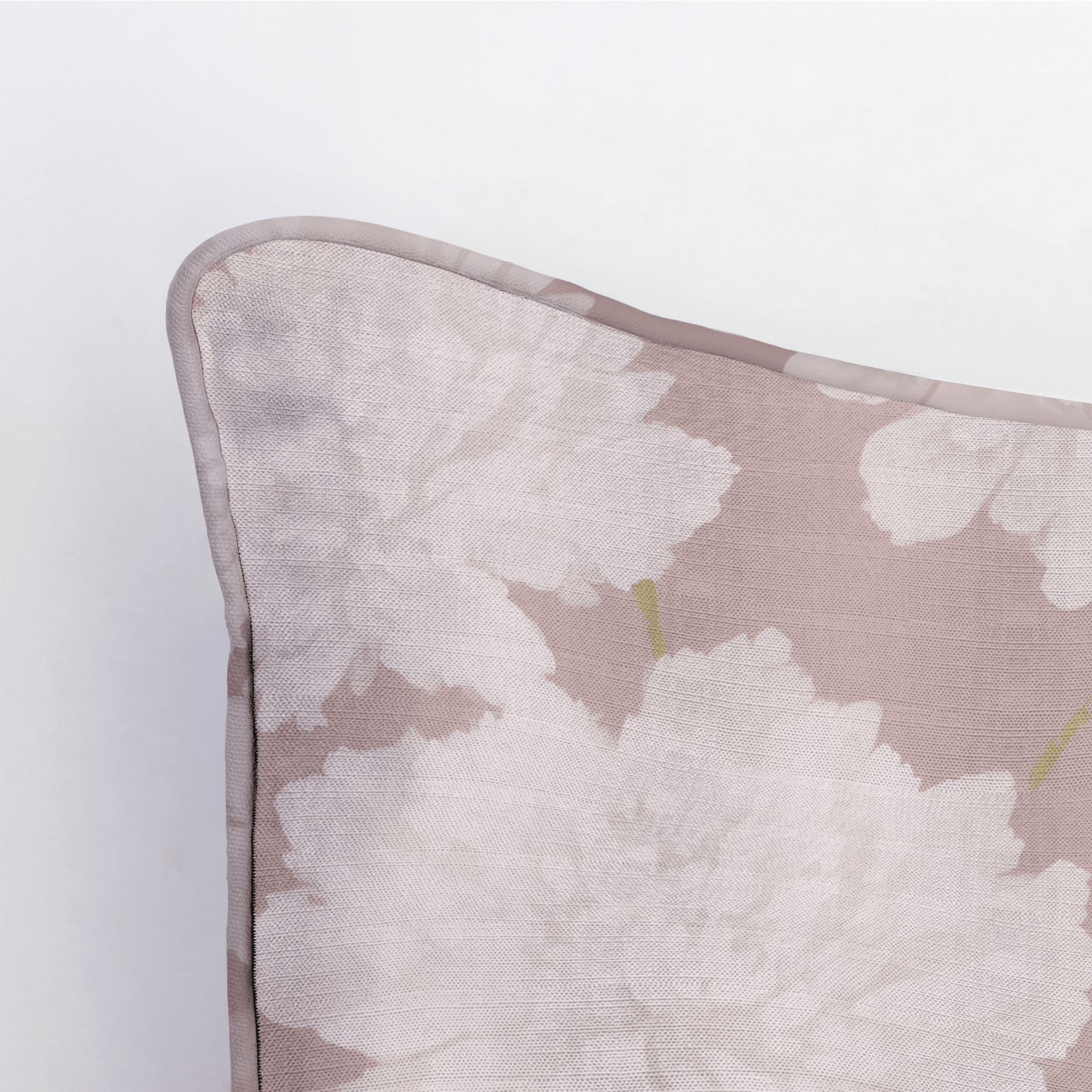 Dusty Rose Peonies Throw Pillow - Lemon Park
