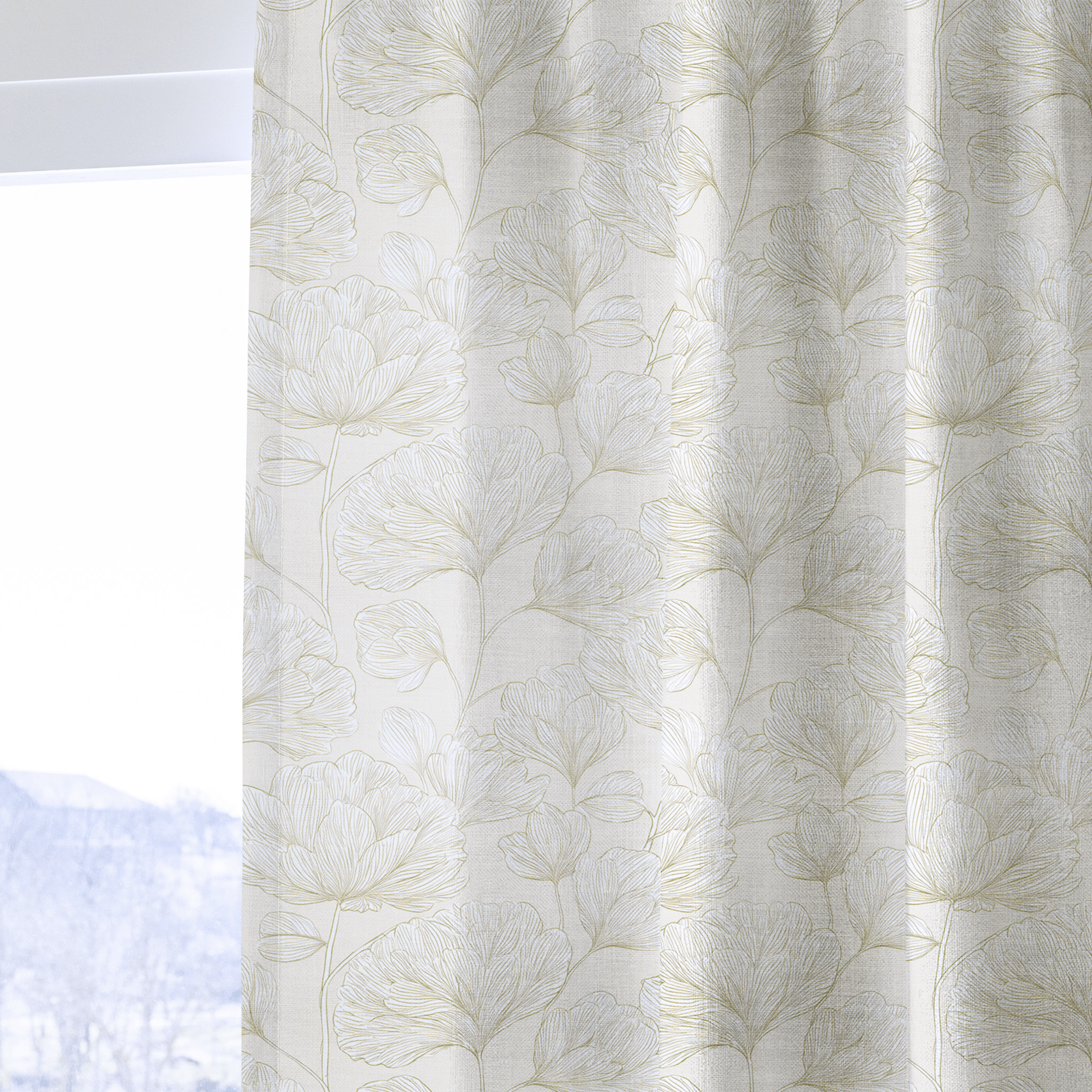 Dusty Wind - Drapery - Lemon Park