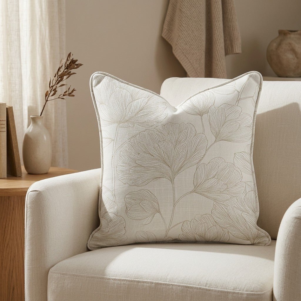 Dusty Wind Throw Pillow - Lemon Park