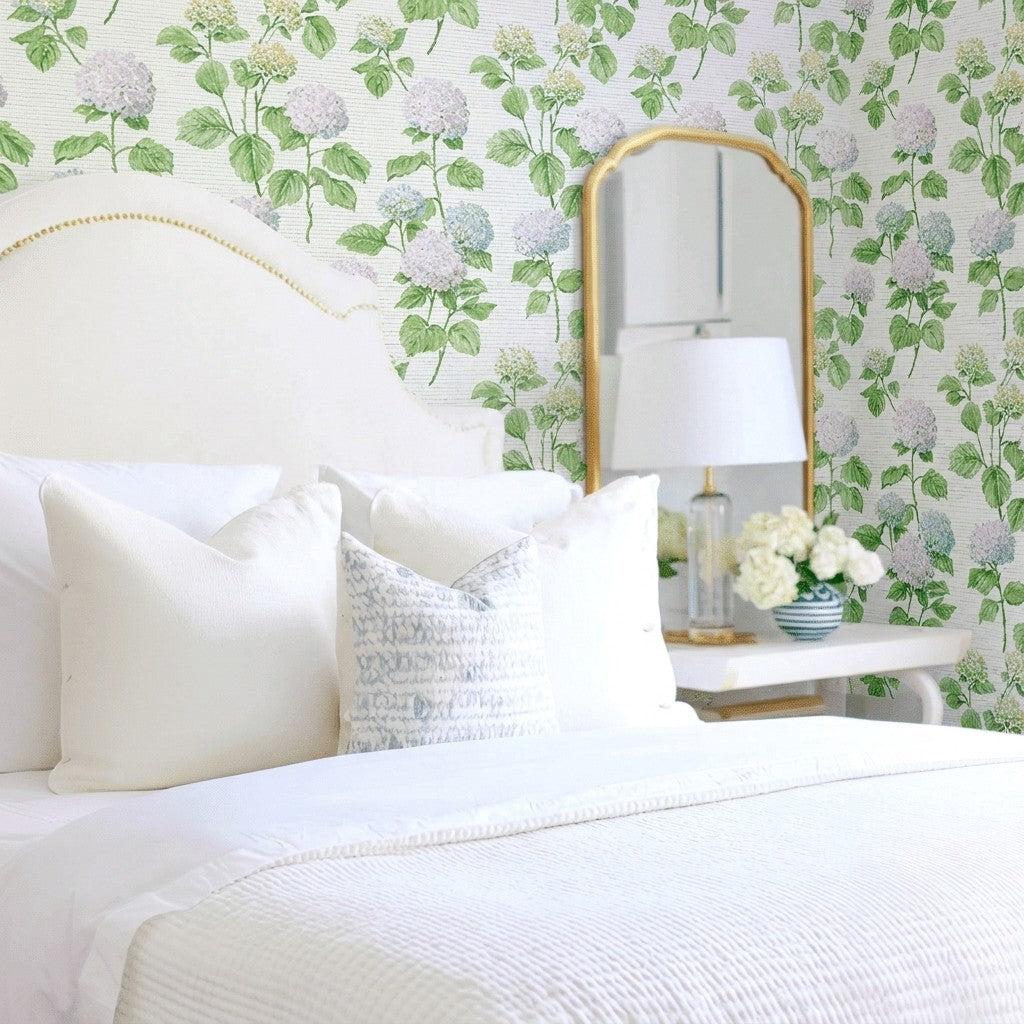 Southern Garden Faux Grasscloth Wallpaper