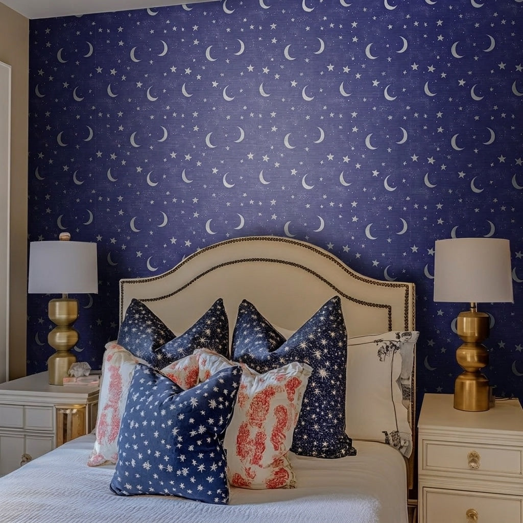 Eclipse Faux Grasscloth Wallpaper