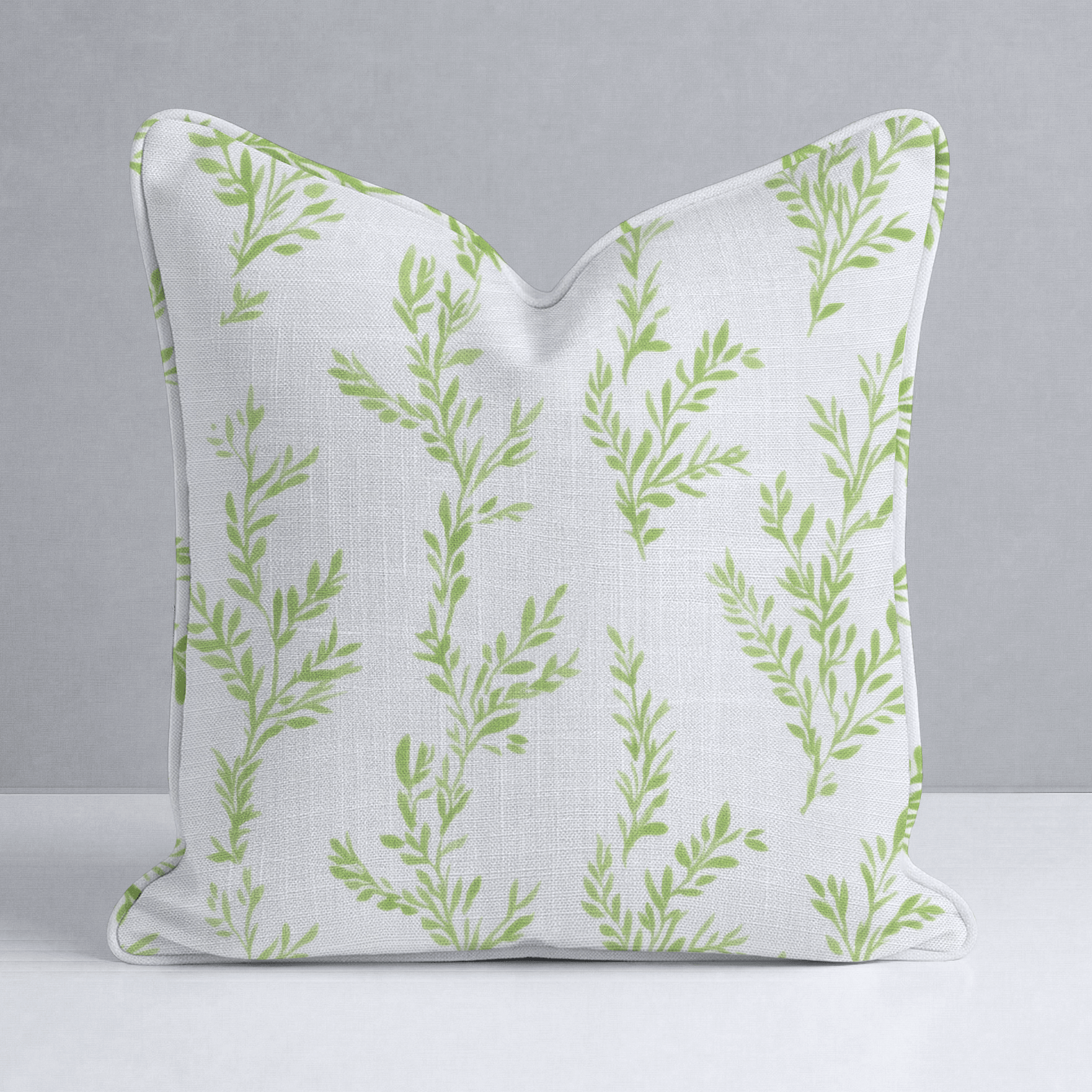 Early Sprouts Throw Pillow - Lemon Park