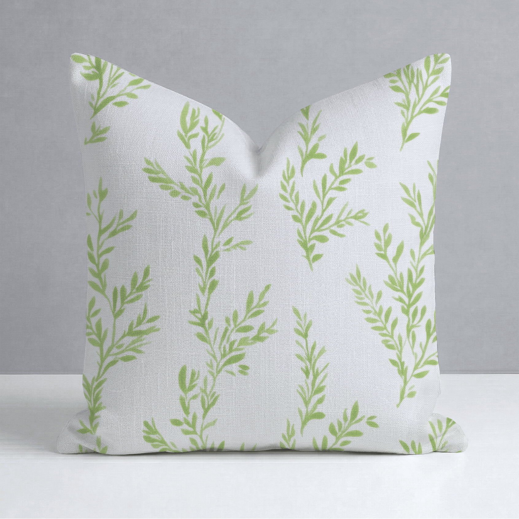 Early Sprouts Throw Pillow - Lemon Park
