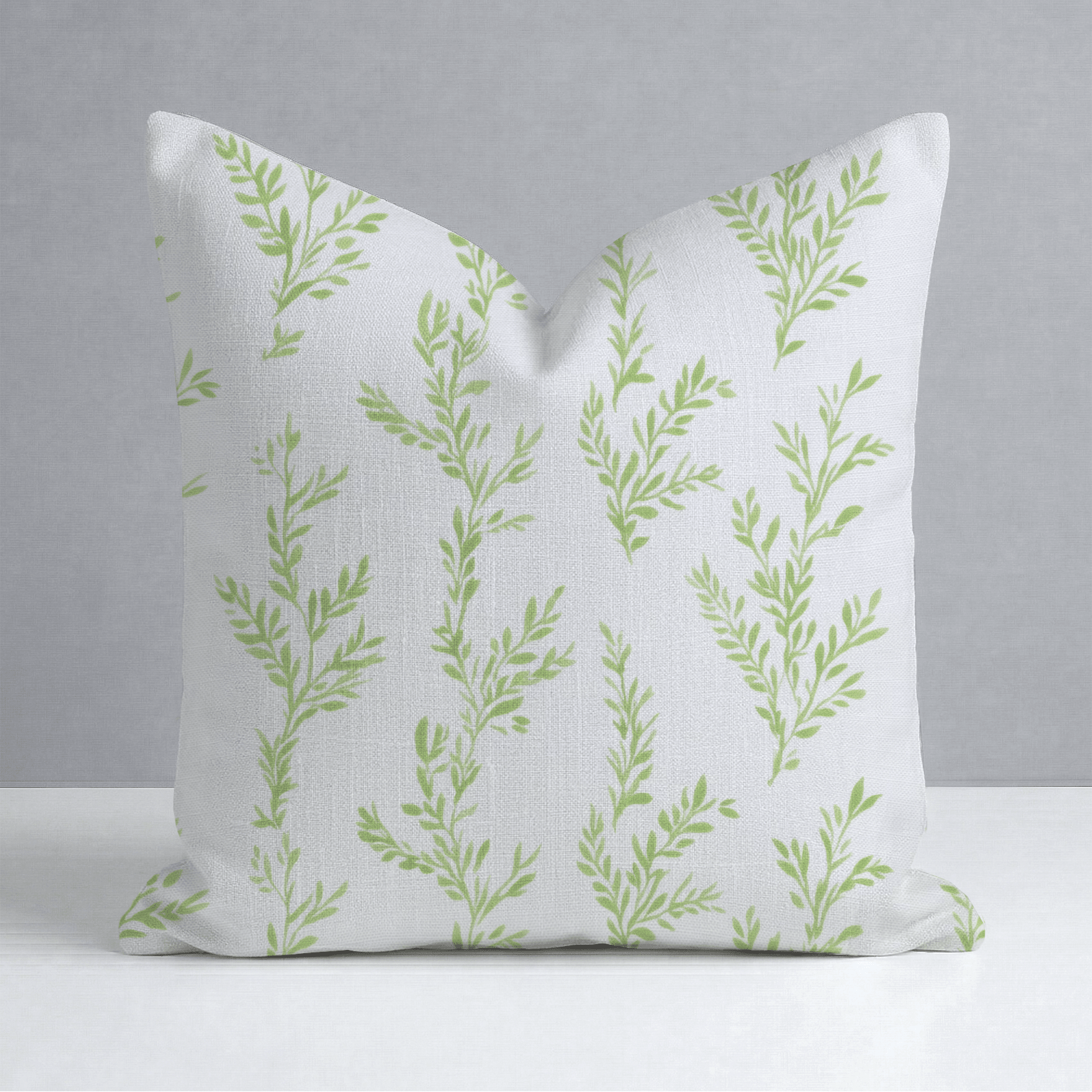 Early Sprouts Throw Pillow - Lemon Park