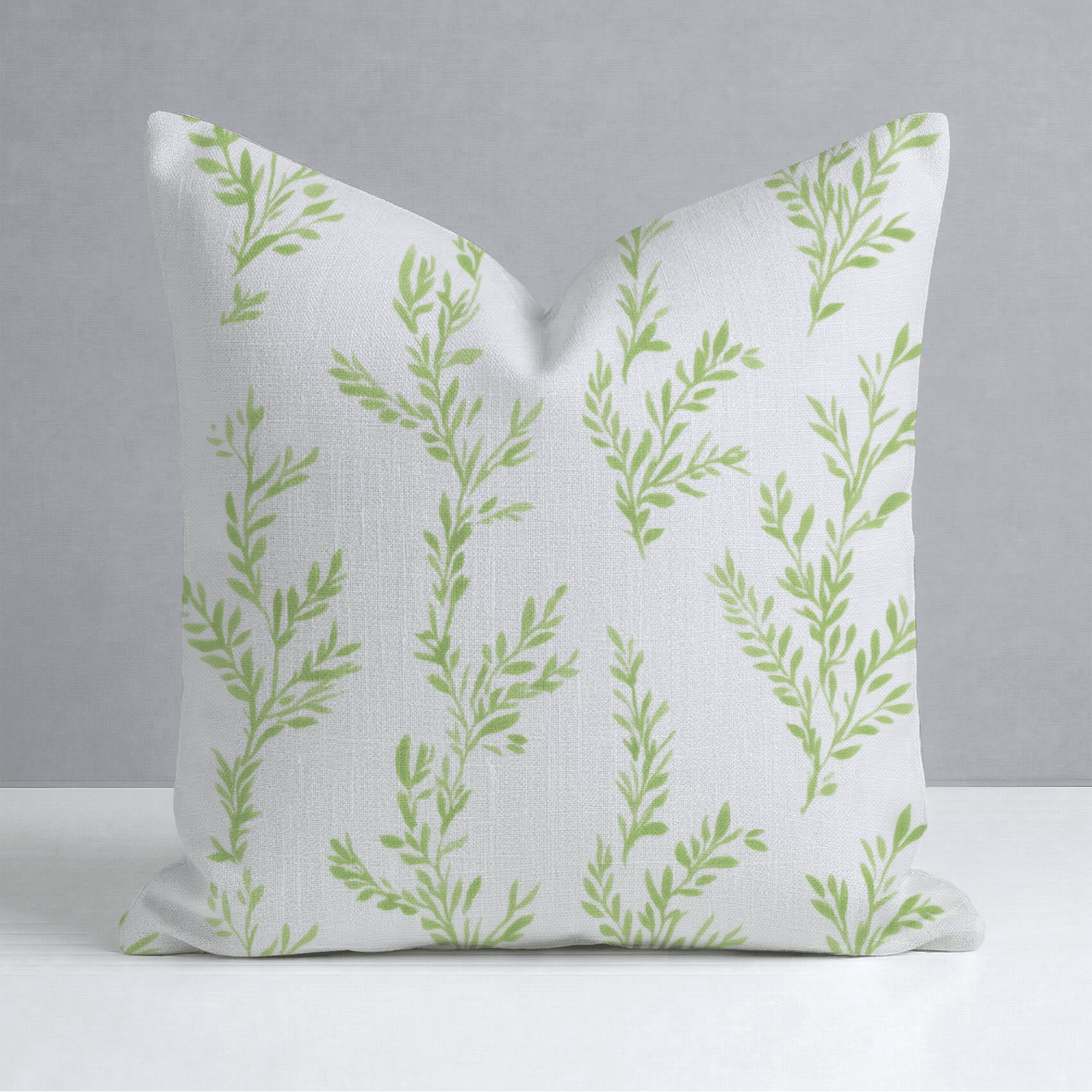 Early Sprouts Throw Pillow - Lemon Park