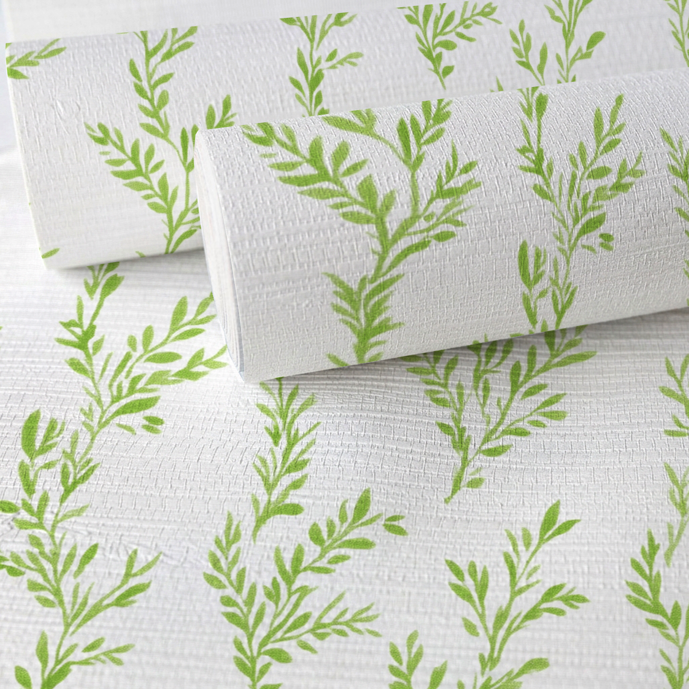 Early Sprouts Faux Grasscloth Wallpaper