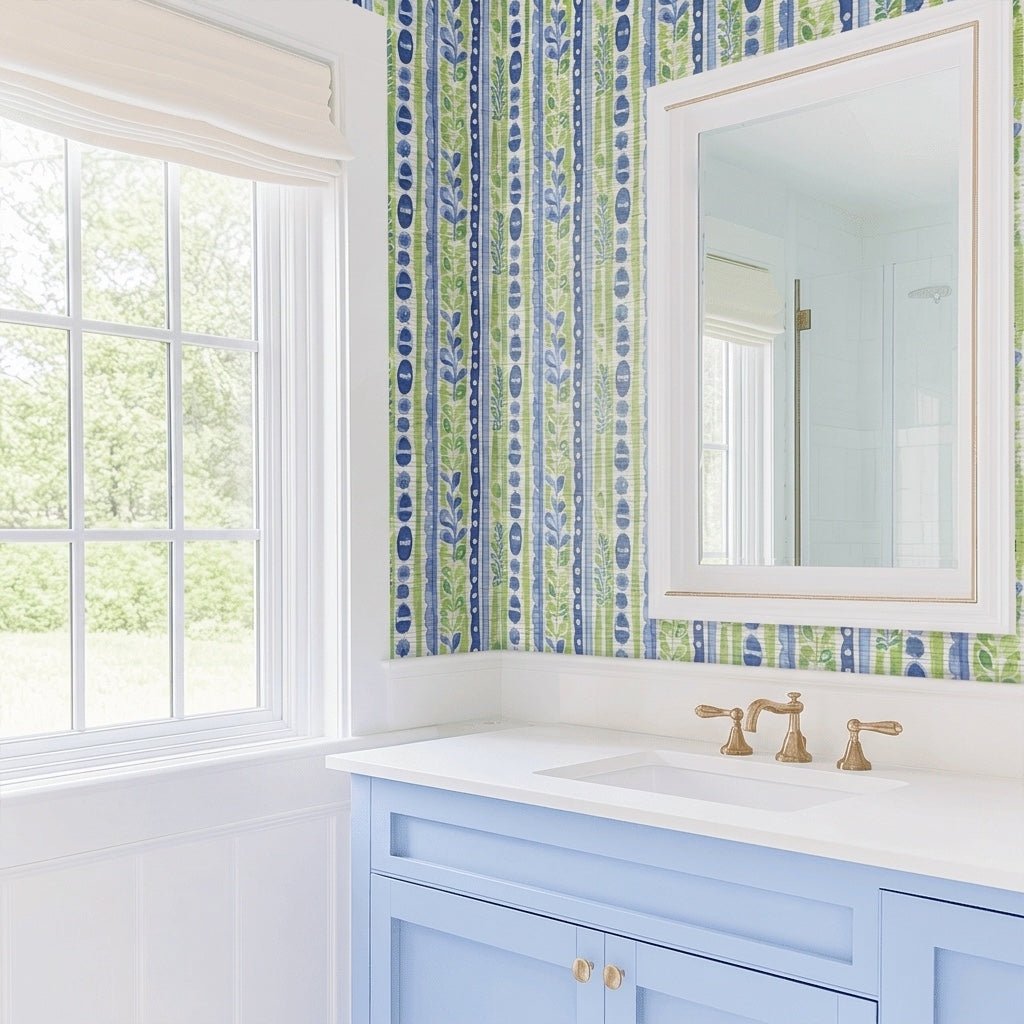 Easton Faux Grasscloth Wallpaper - Lemon Park