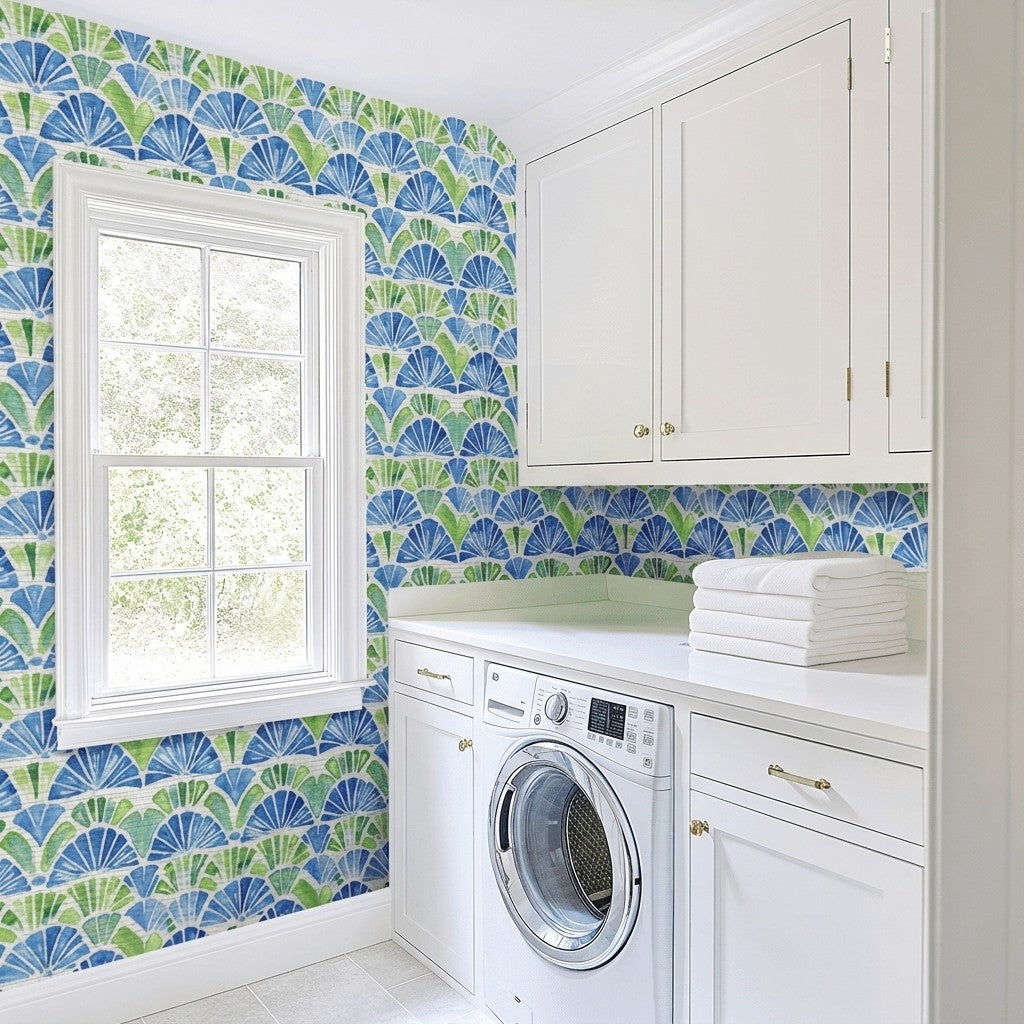 Mallory Faux Grasscloth Wallpaper