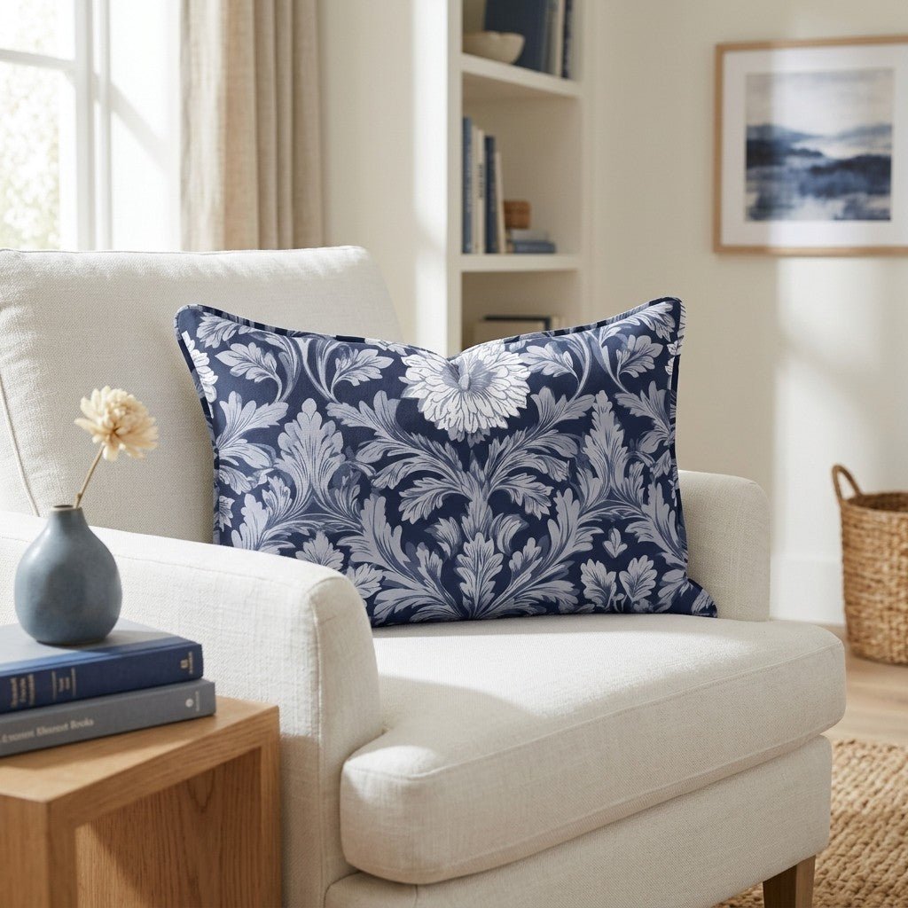 Elderberry Shadow Throw Pillow - Lemon Park
