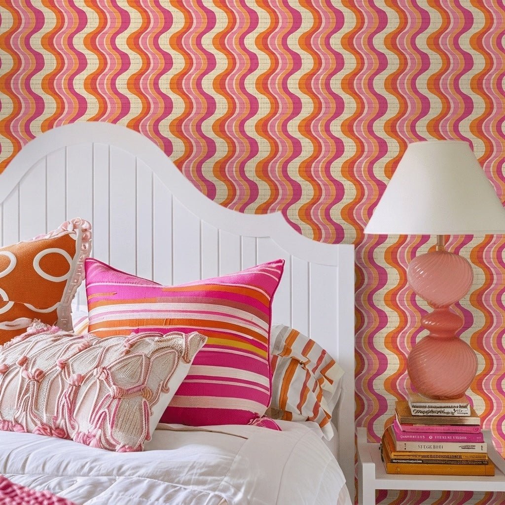 Eleanor Faux Grasscloth Wallpaper - Lemon Park