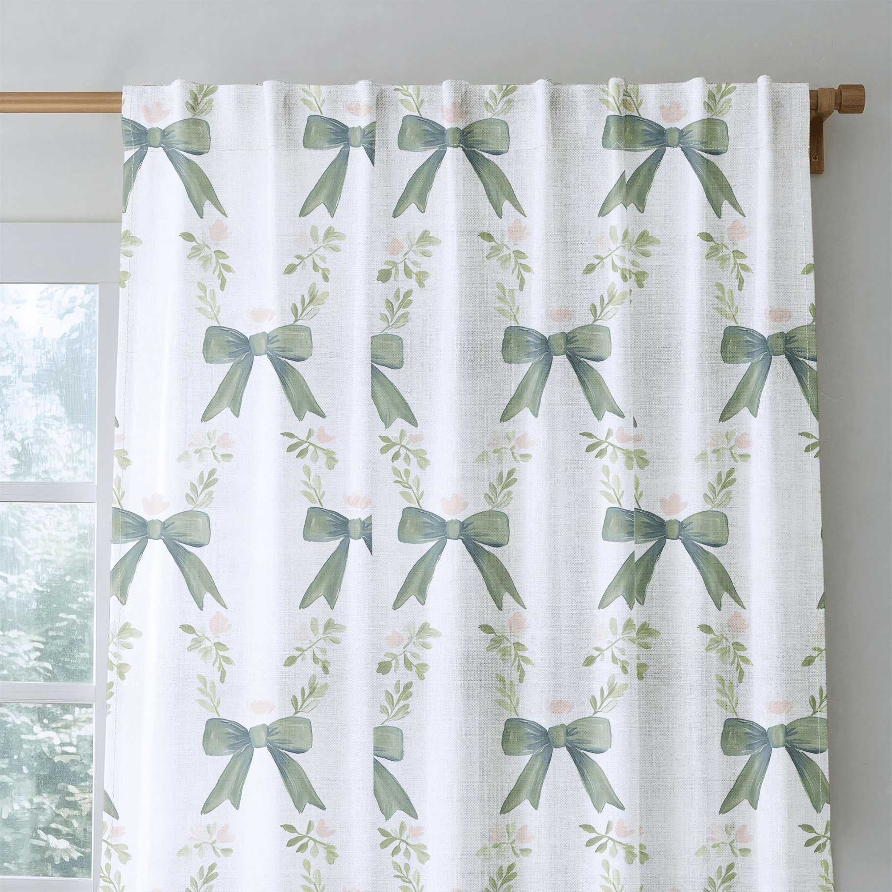 Elegant Emerald - Drapery - Lemon Park