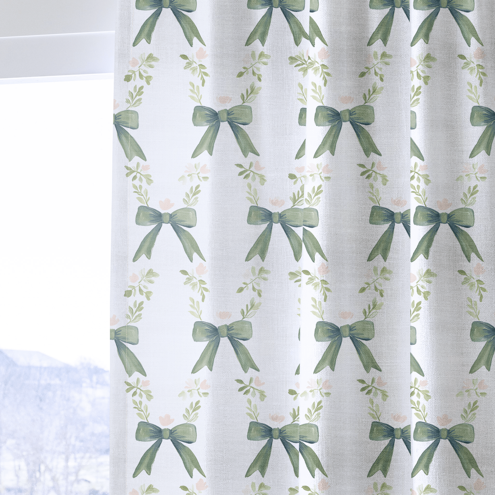 Elegant Emerald - Drapery - Lemon Park