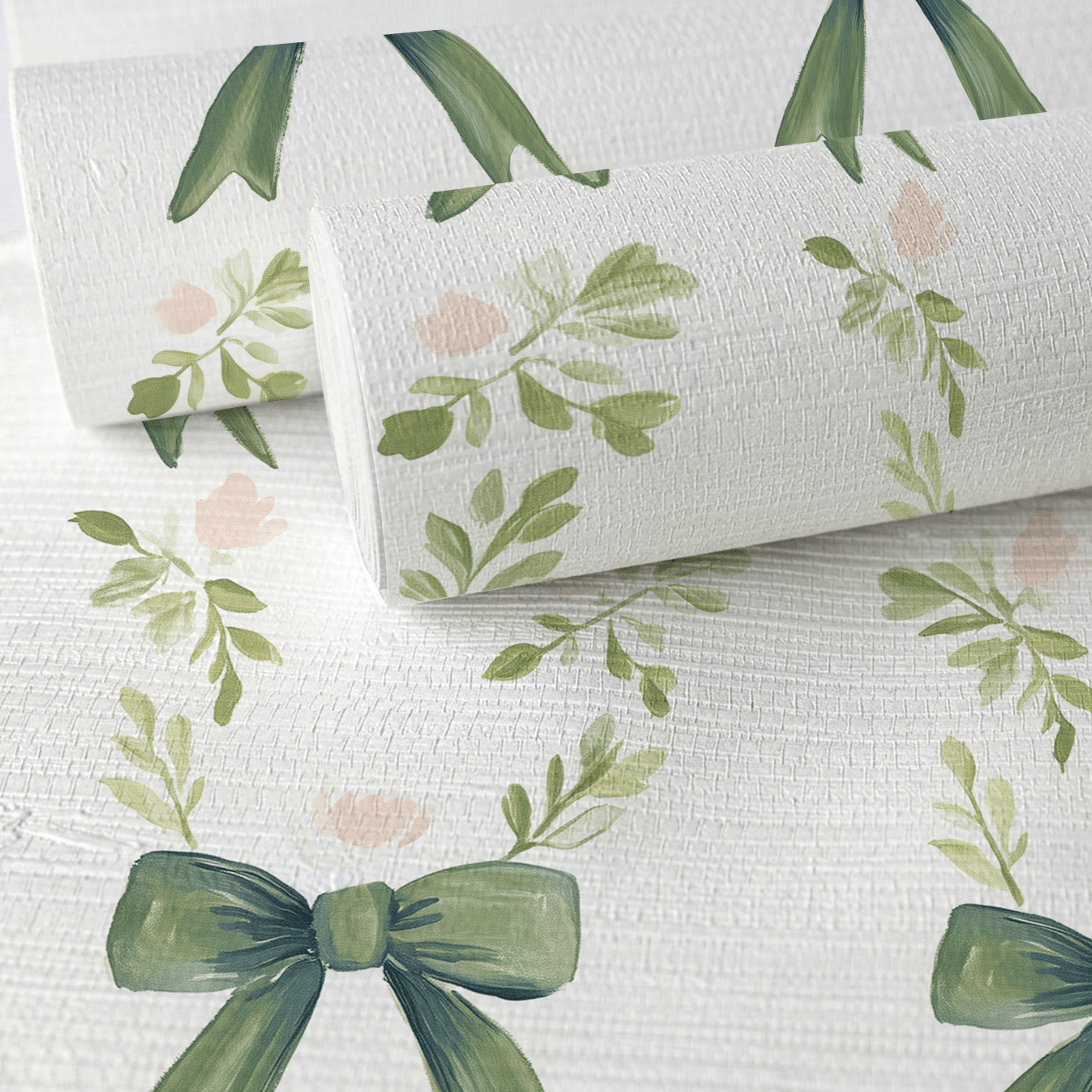 Elegant Emerald Faux Grasscloth Wallpaper - Lemon Park