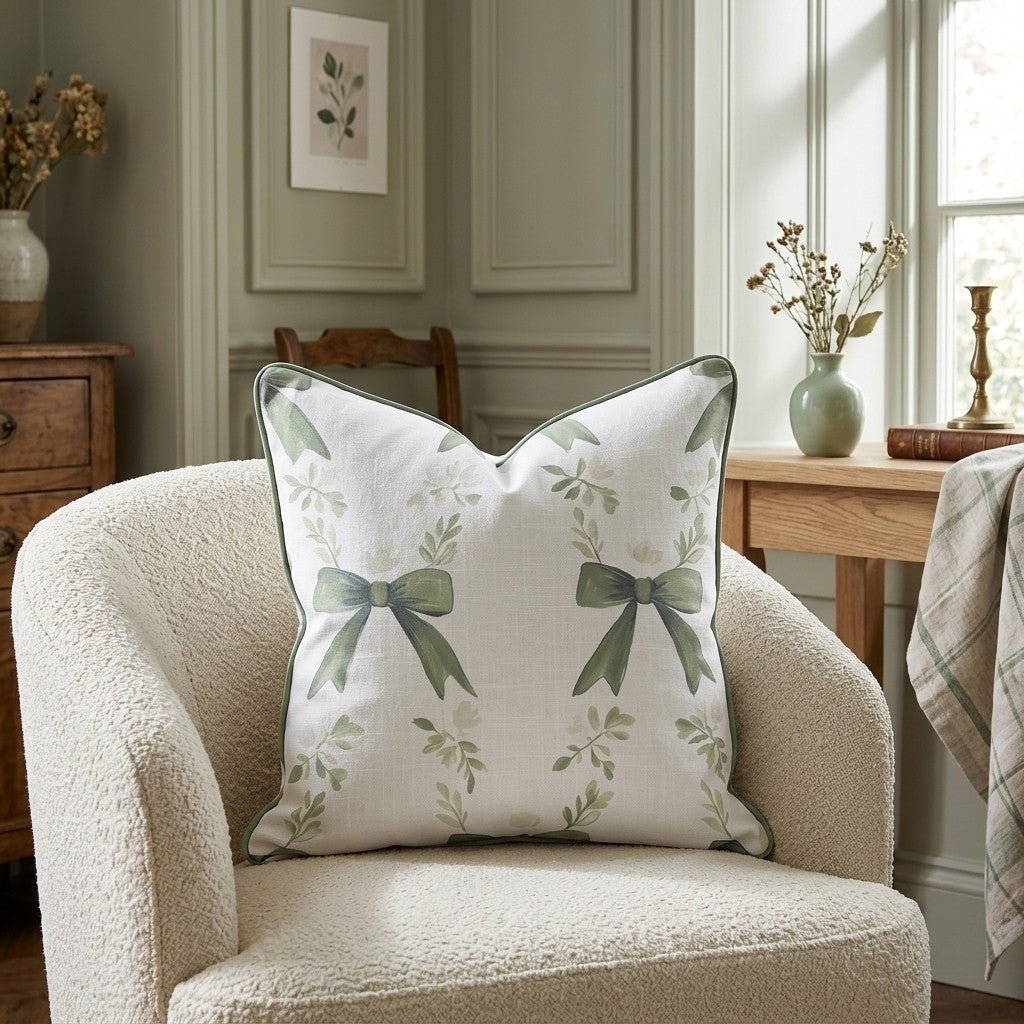 Elegant Emerald Throw Pillow - Lemon Park