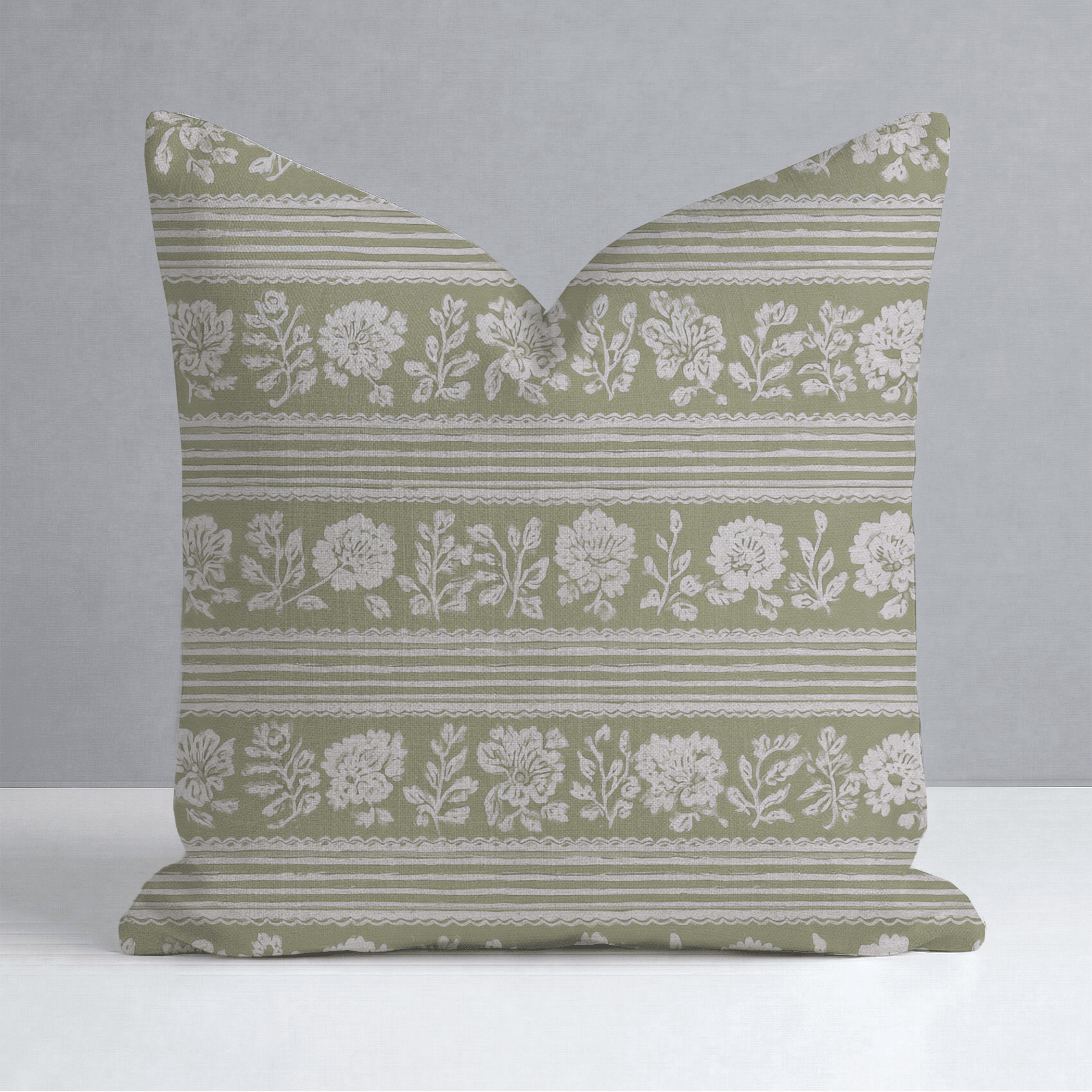 Elise Garden Throw Pillow - Lemon Park