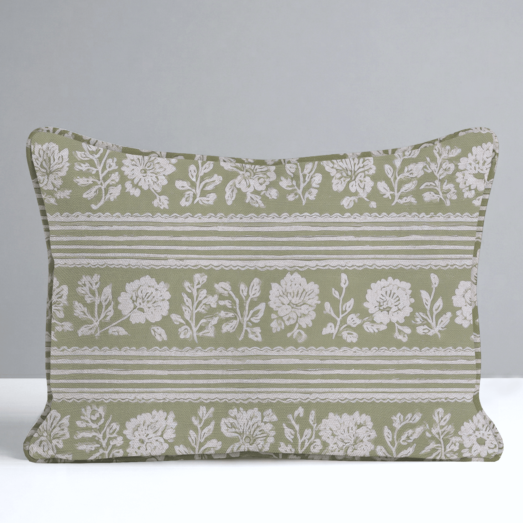Elise Garden Throw Pillow - Lemon Park