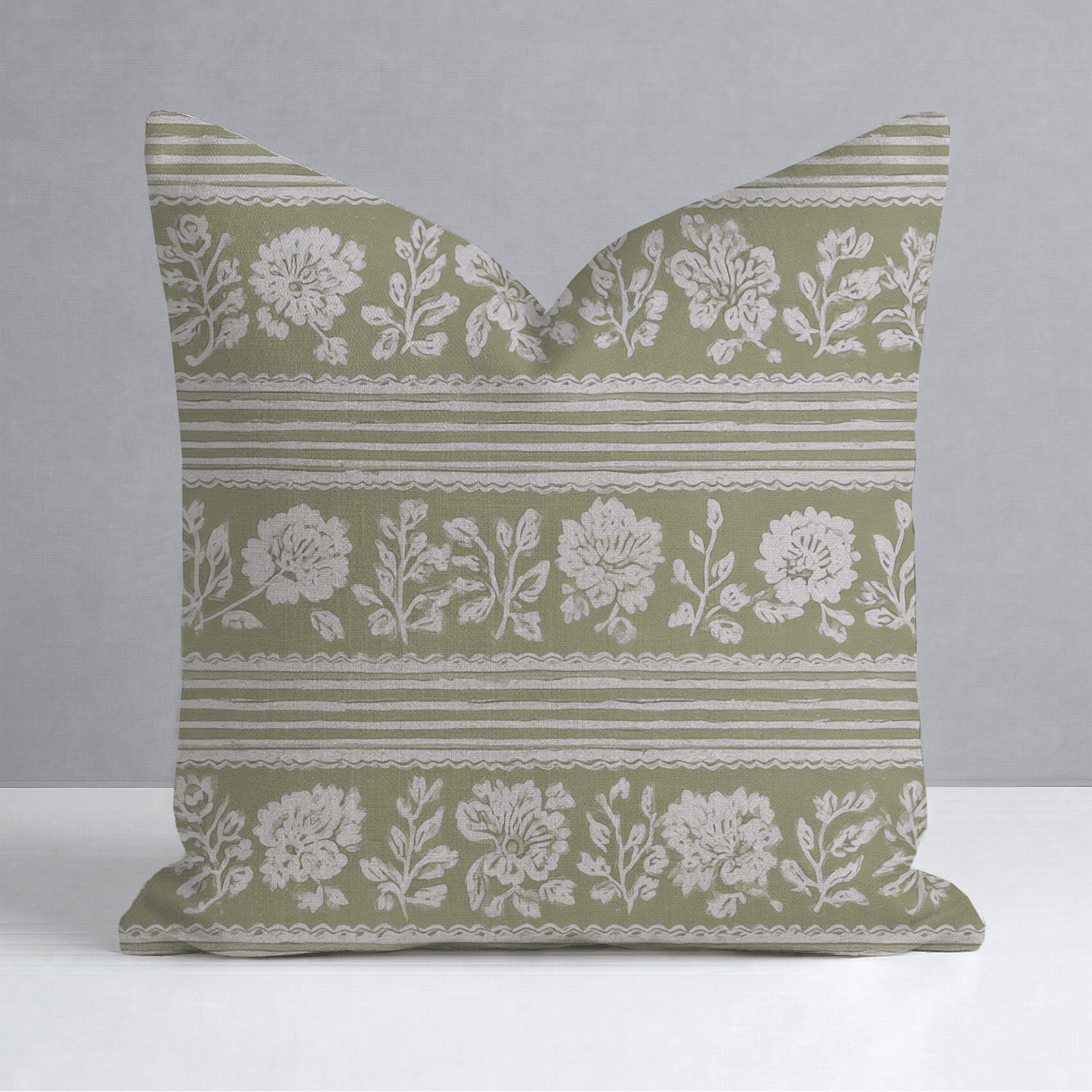 Elise Garden Throw Pillow - Lemon Park