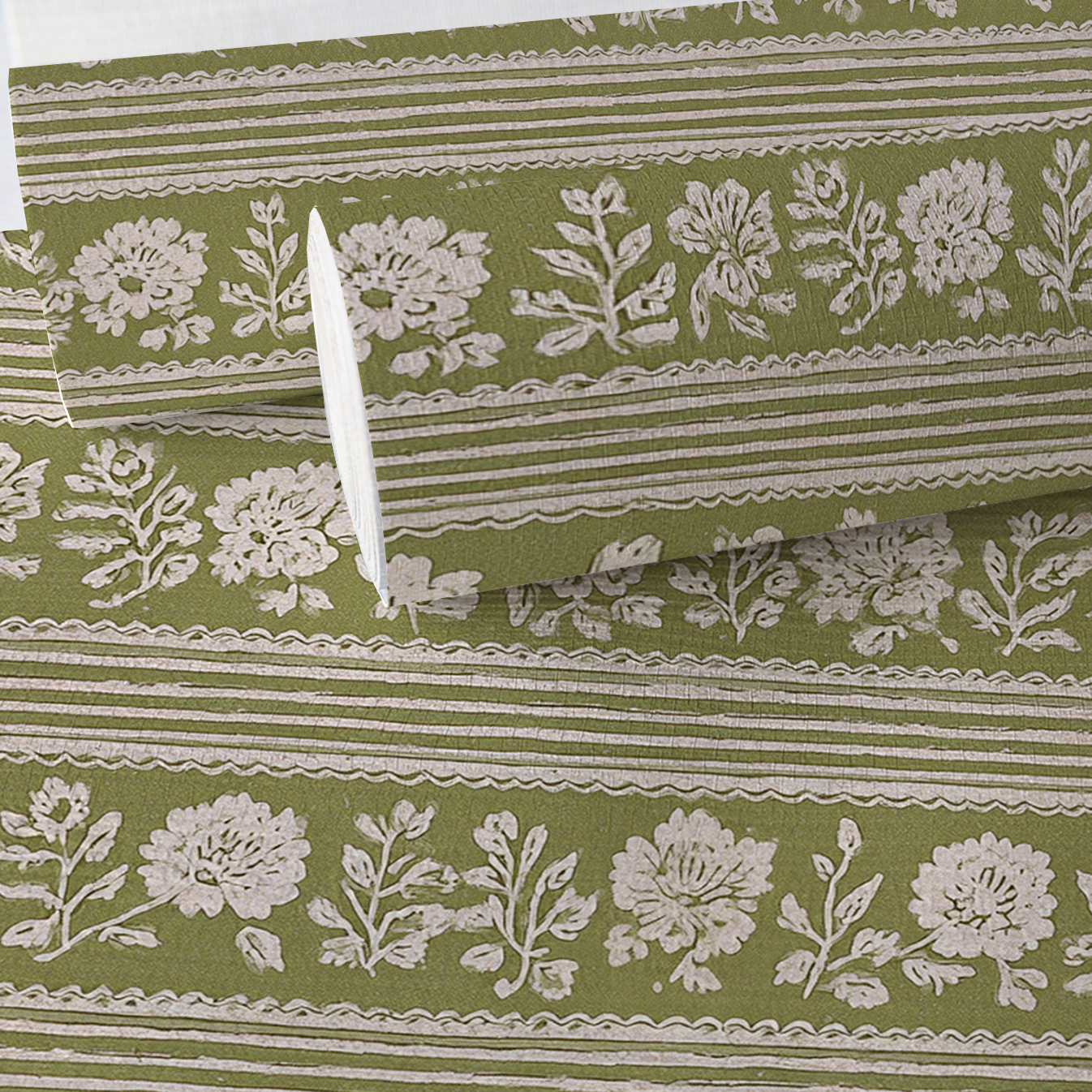 Elise Garden Faux Grasscloth Wallpaper