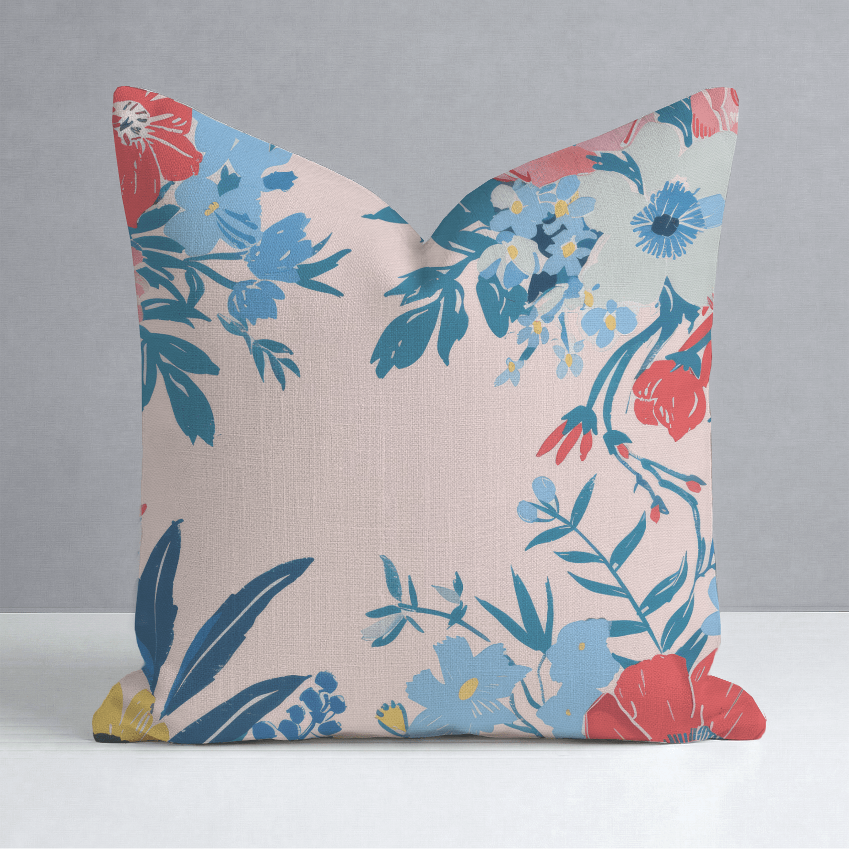Ella's Eden Throw Pillow - Lemon Park