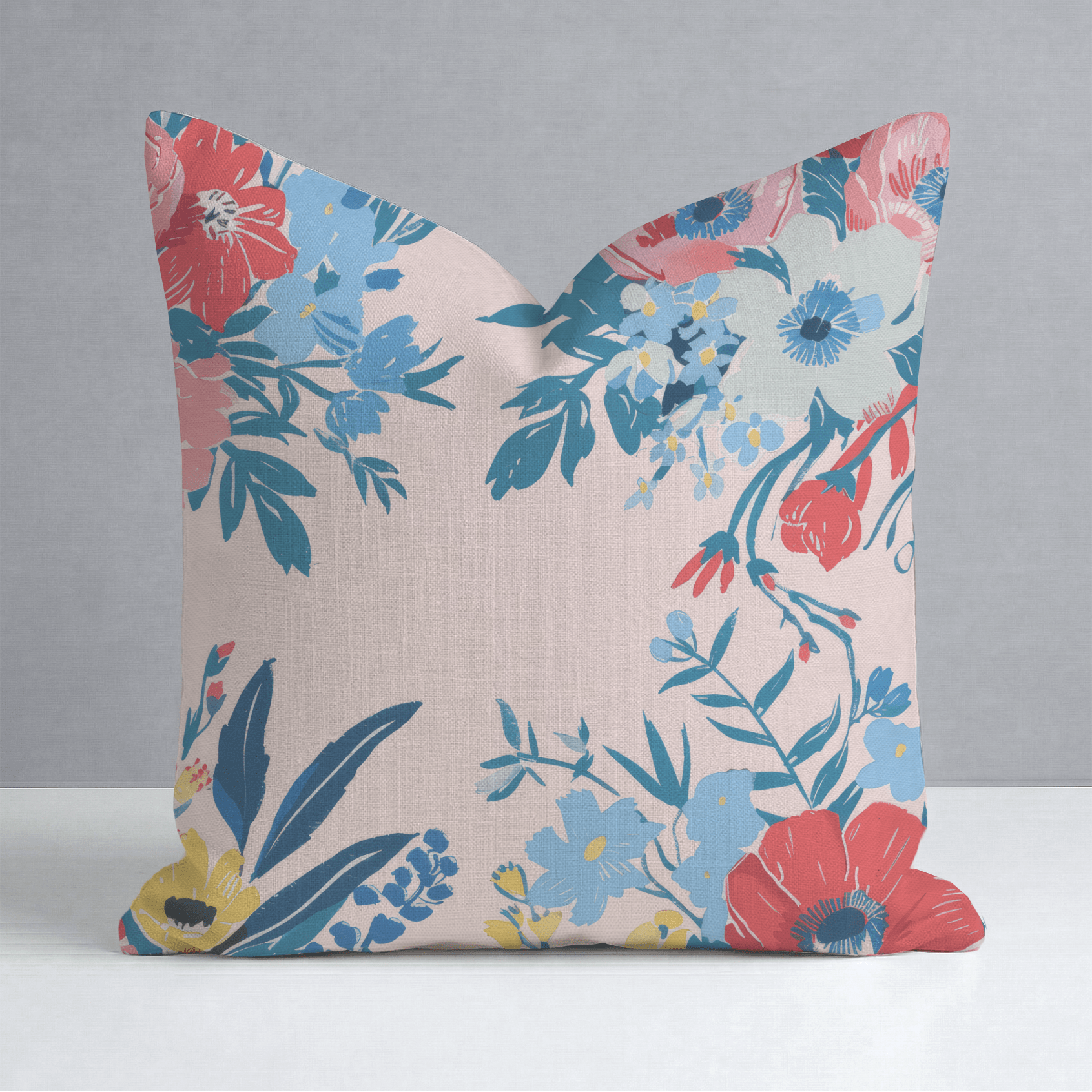 Ella's Eden Throw Pillow - Lemon Park