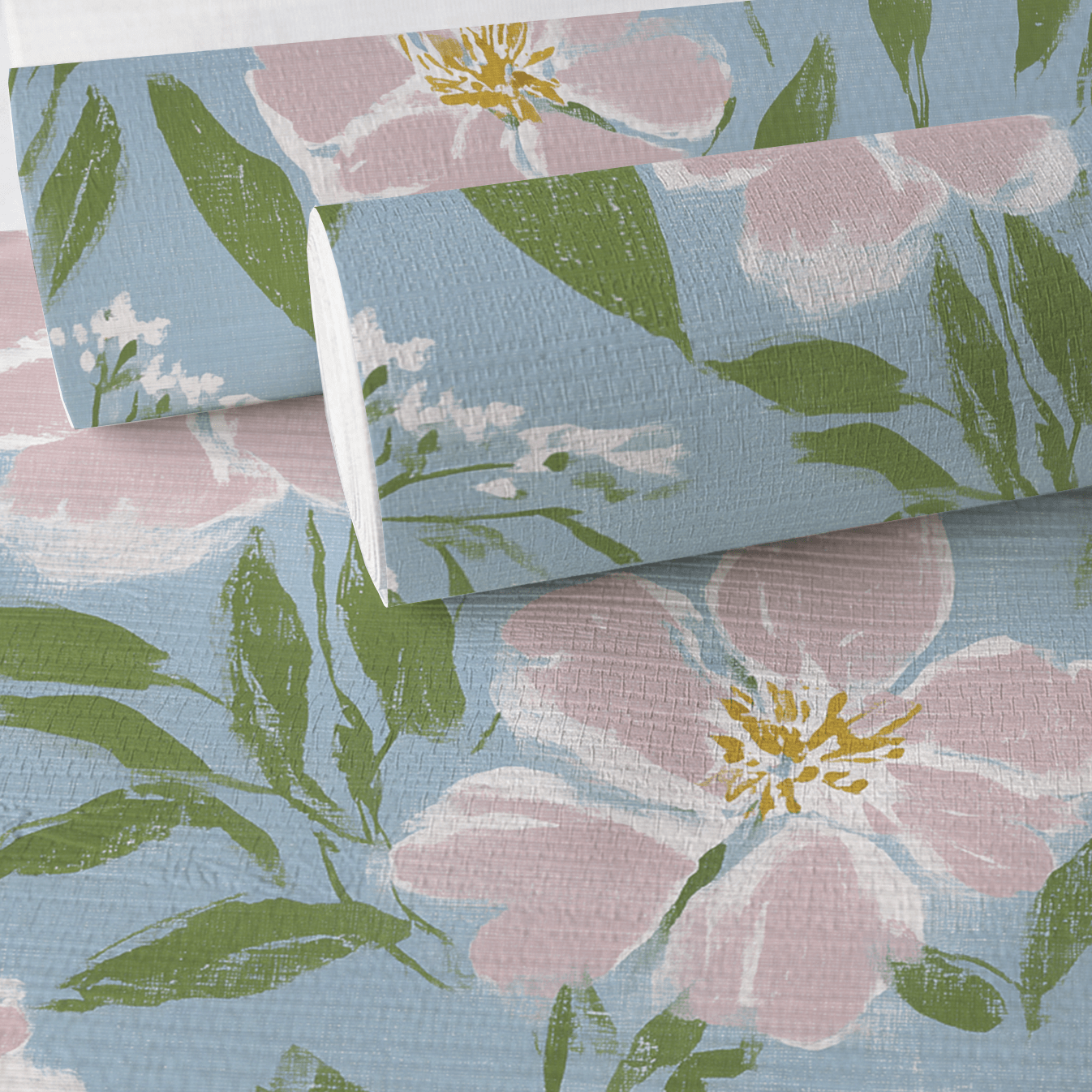 Elodie Faux Grasscloth Wallpaper - Lemon Park