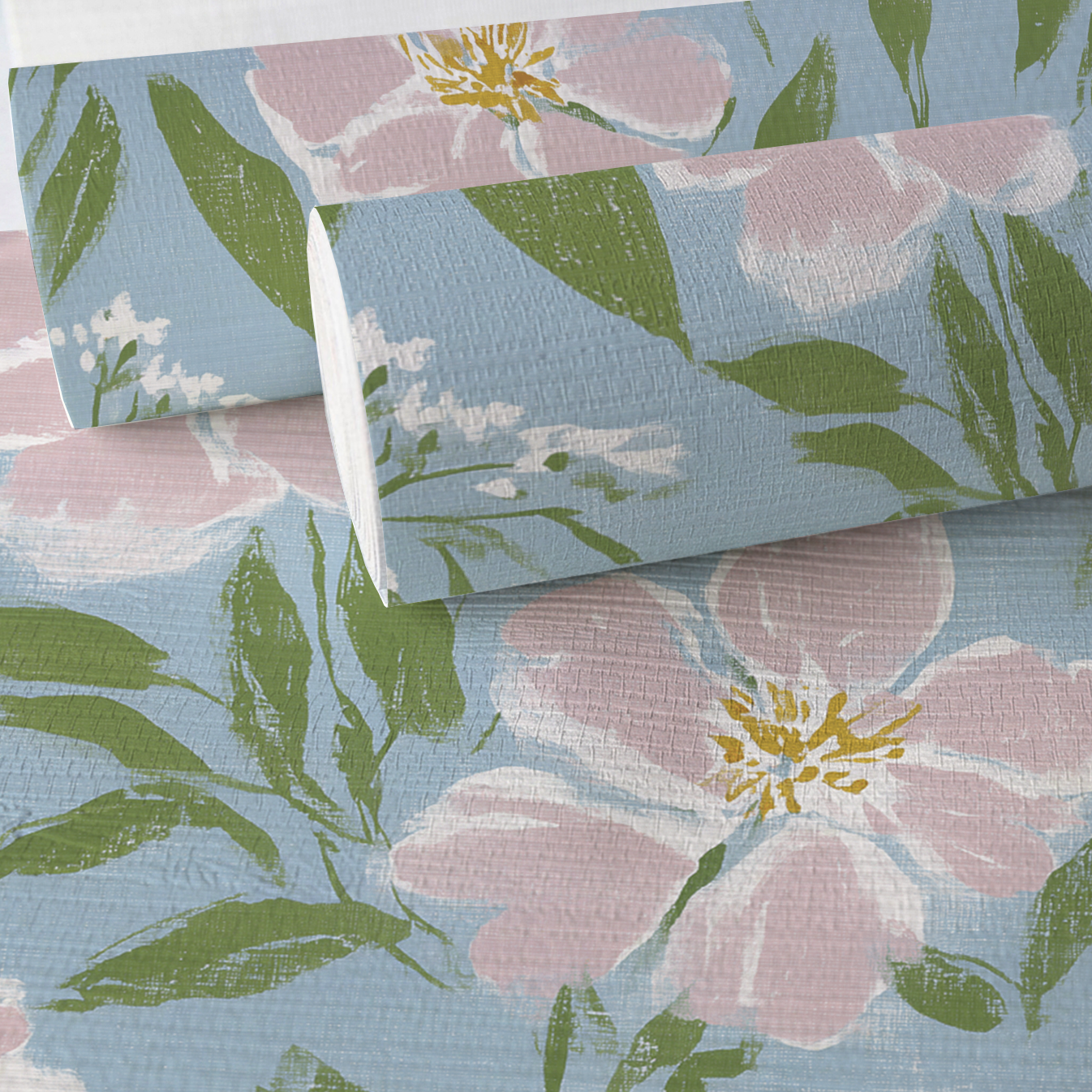 Elodie Faux Grasscloth Wallpaper