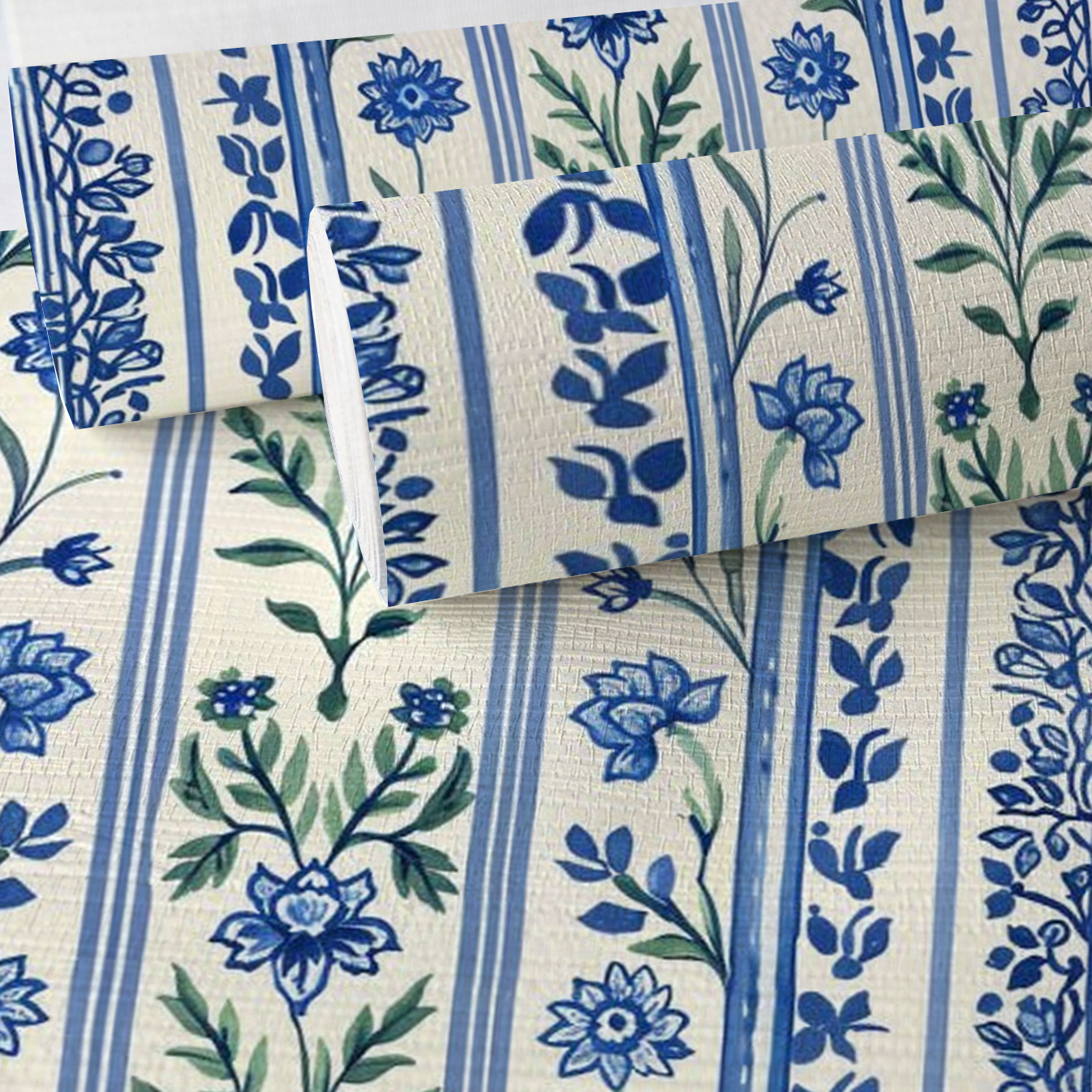 Enchanted Garden Faux Grasscloth Wallpaper