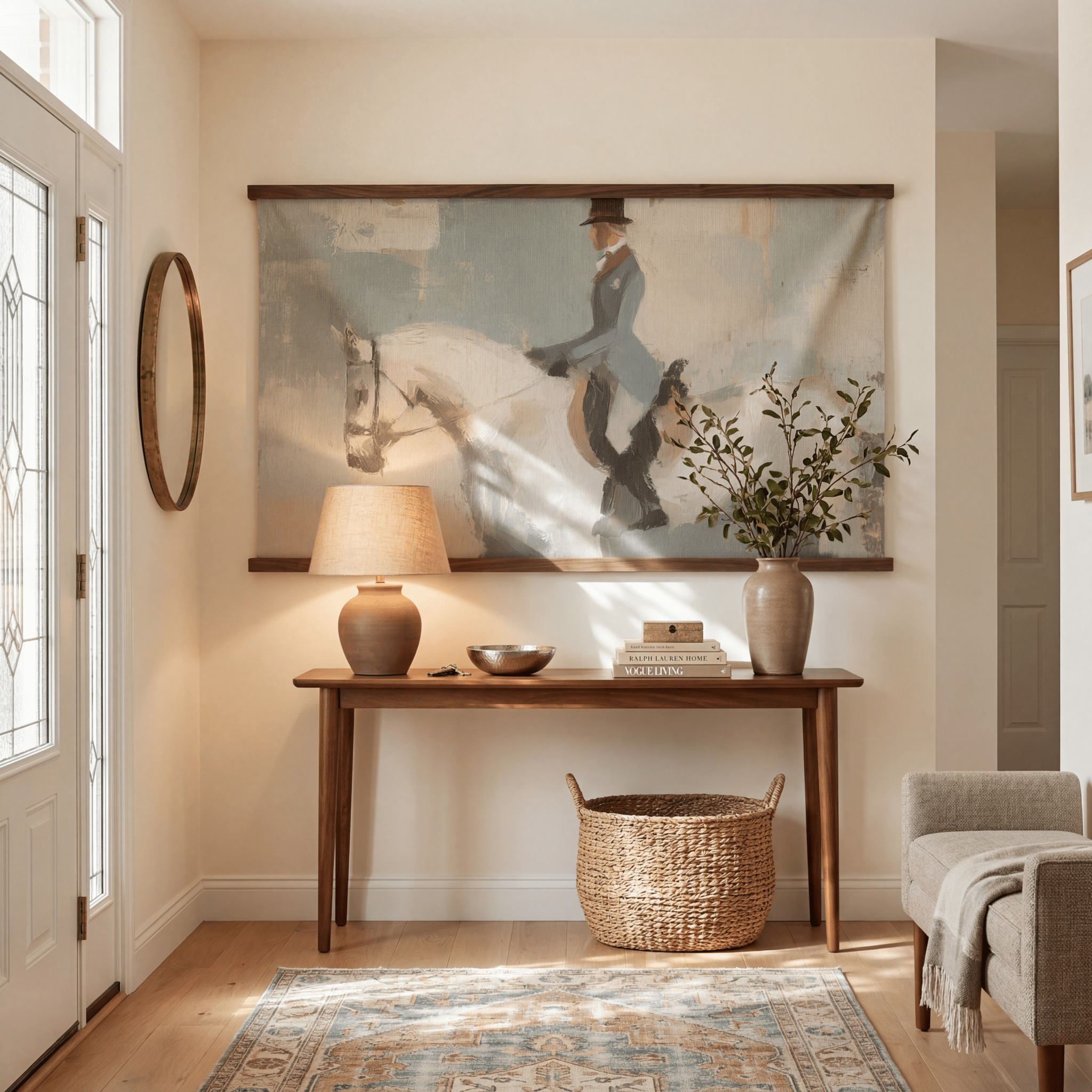 Equestrian Etiquette - Tapestry - Lemon Park
