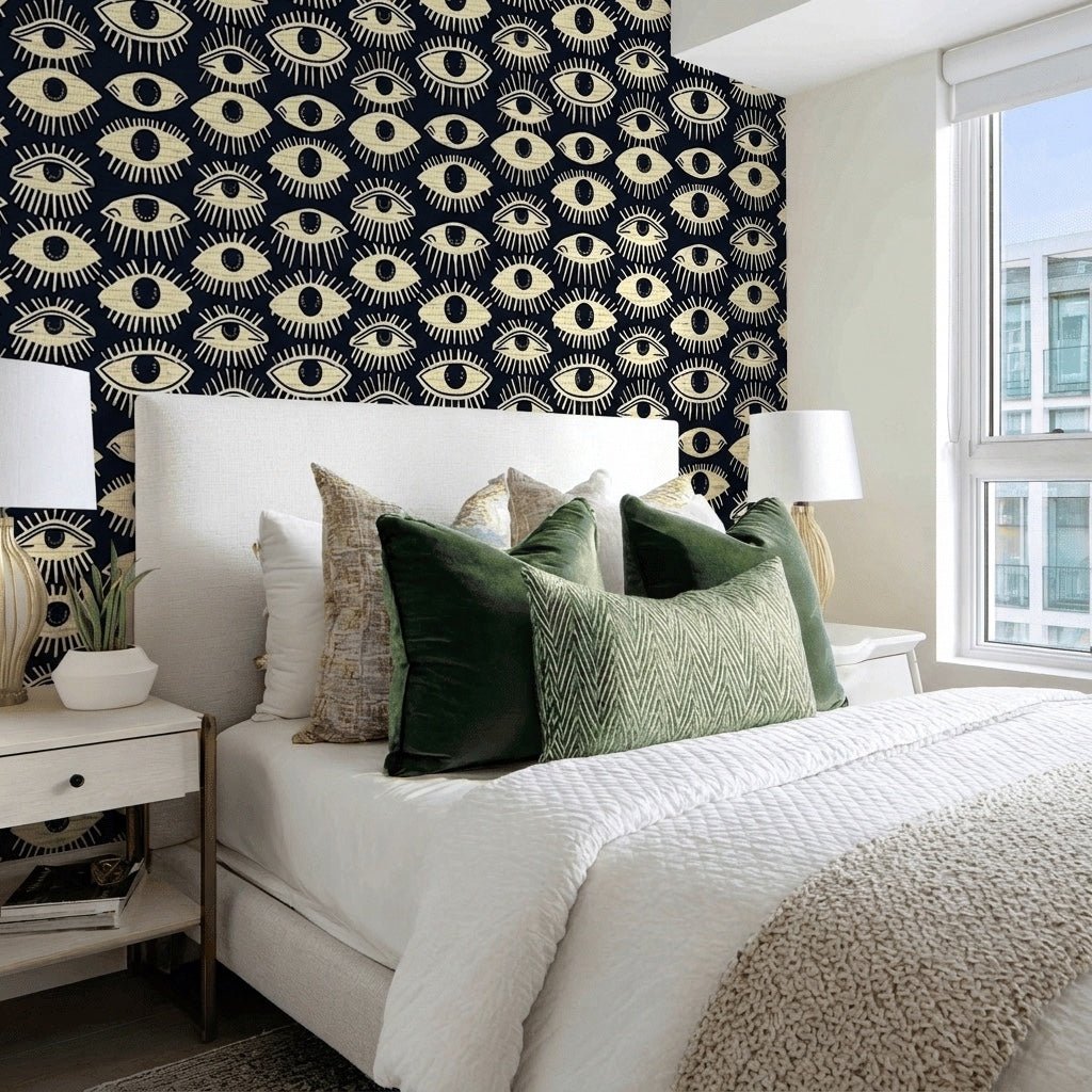 Evelyn's Insight Faux Grasscloth Wallpaper - Lemon Park