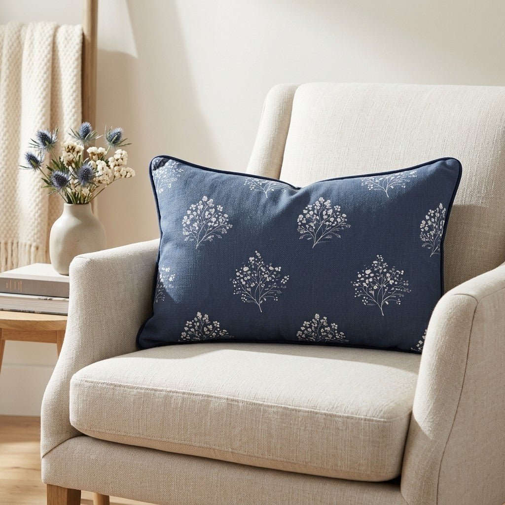 Evening Blossom Throw Pillow - Lemon Park