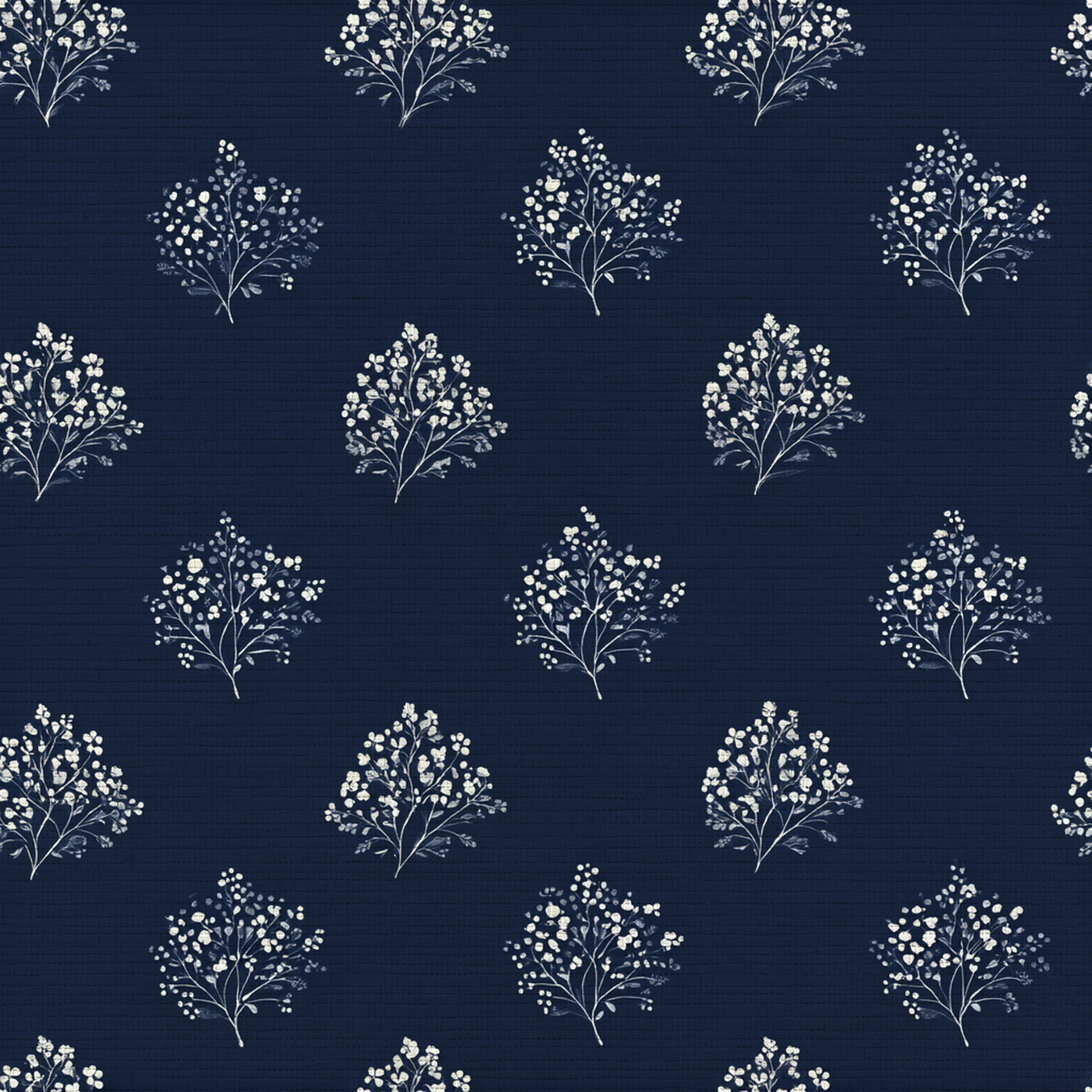Evening Blossom Faux Grasscloth Wallpaper