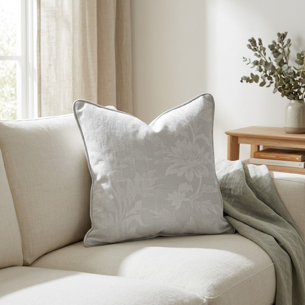 Evening Dahlia Throw Pillow - Lemon Park