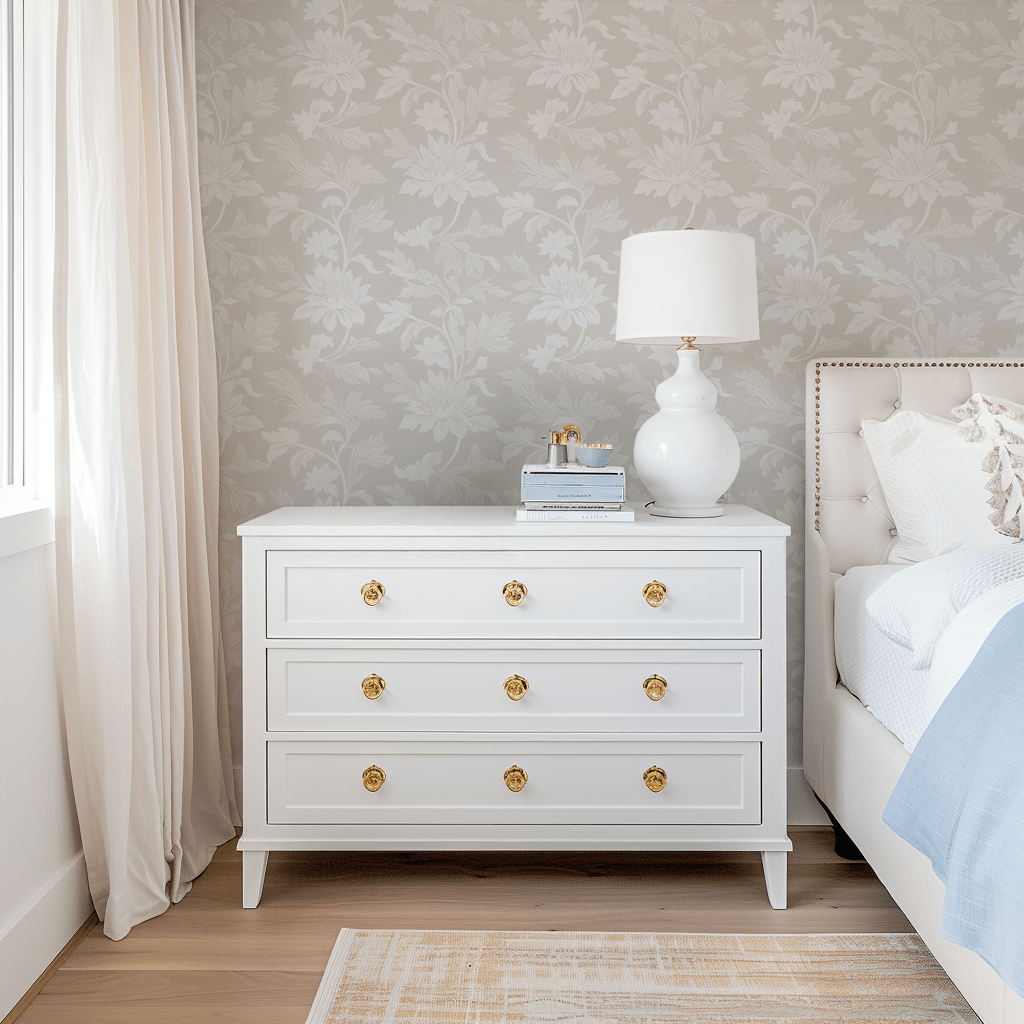 Evening Dahlia Wallpaper - Lemon Park