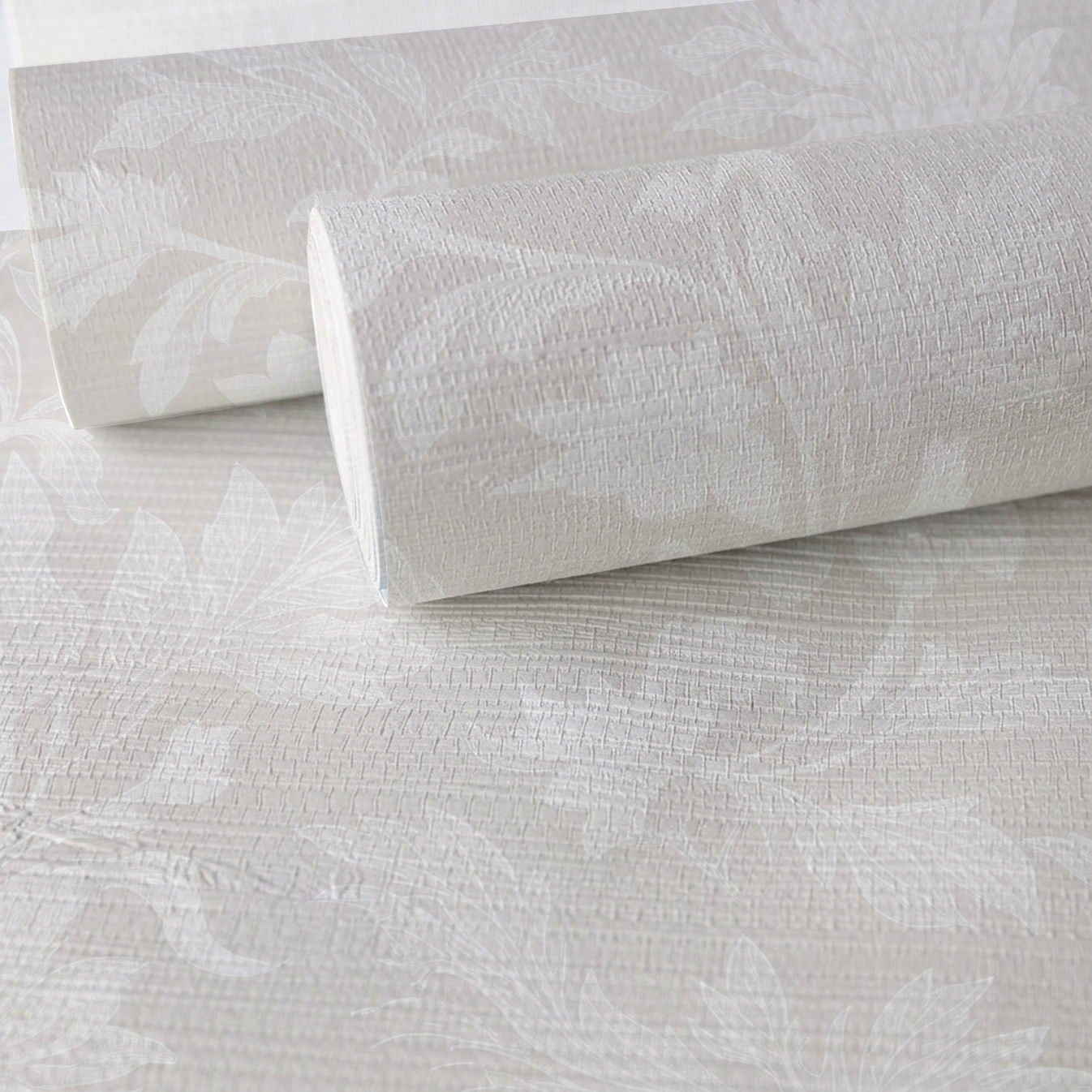 Evening Dahlia Faux Grasscloth Wallpaper