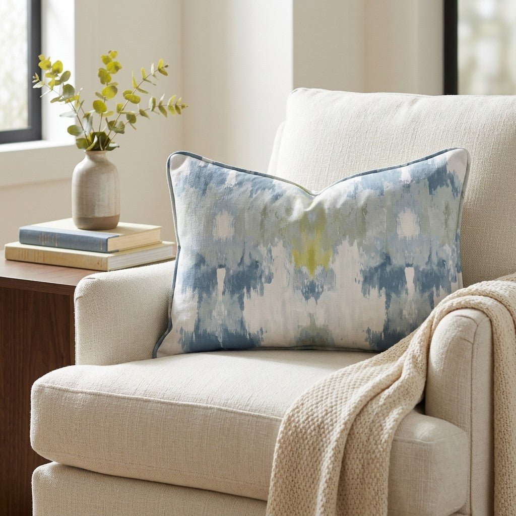 Evening Drift Throw Pillow - Lemon Park