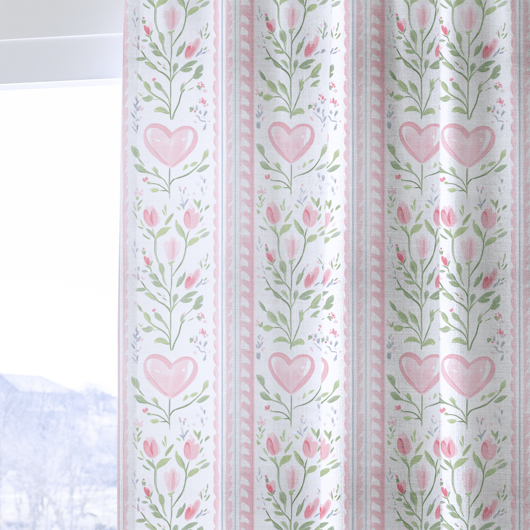 Ever After Stripe - Drapery - Lemon Park