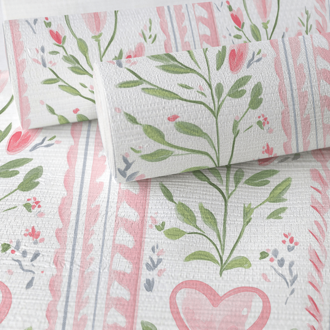 Ever After Stripe Faux Grasscloth Wallpaper - Lemon Park