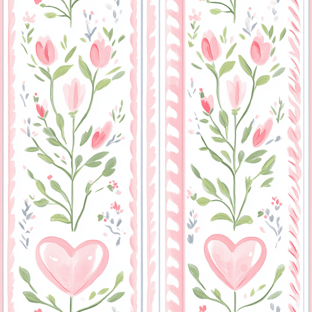 Ever After Stripe Wallpaper - Lemon Park