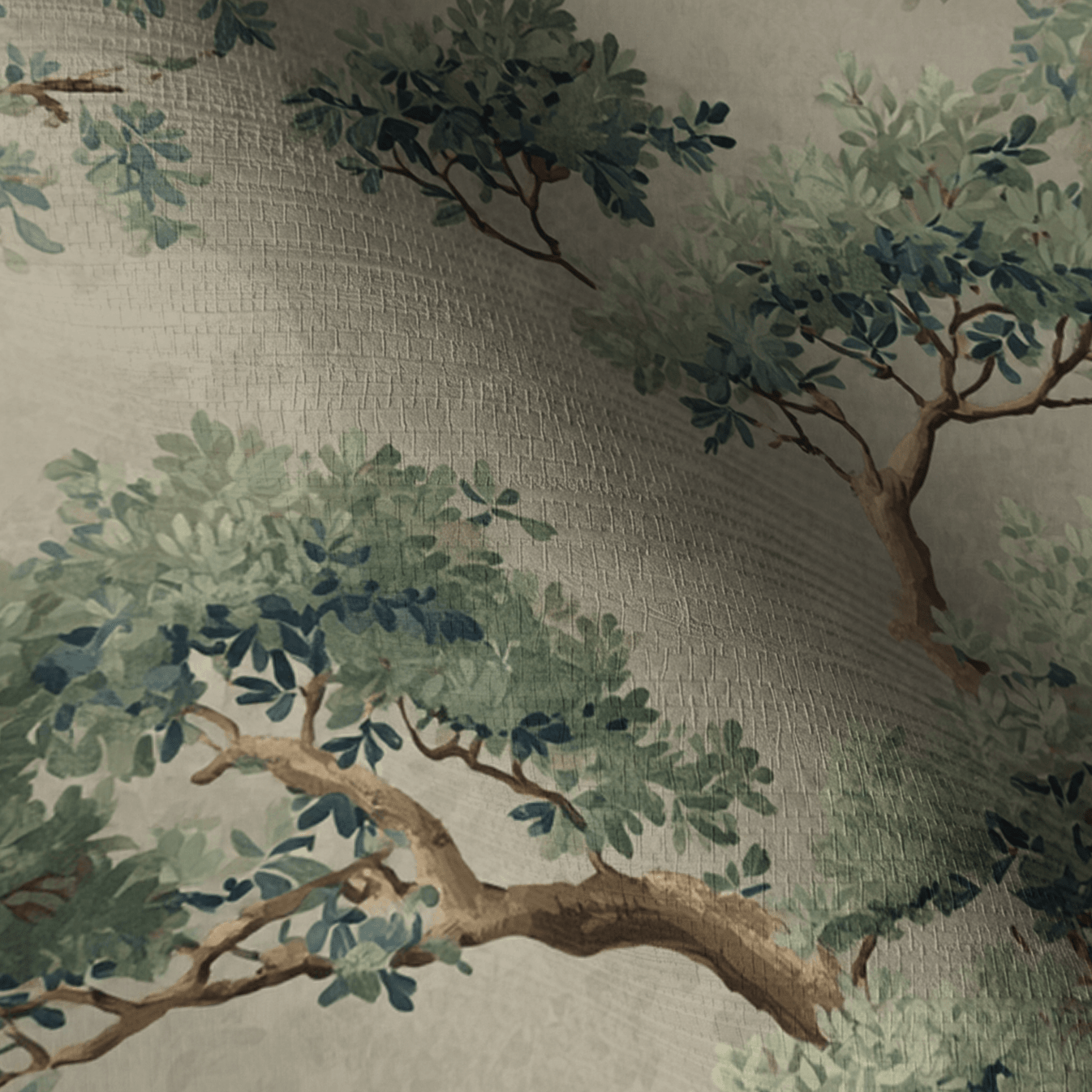 Everdene Grove Faux Grasscloth Wallpaper - Lemon Park