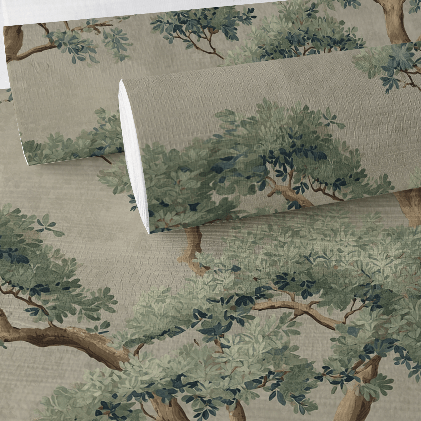 Everdene Grove Faux Grasscloth Wallpaper - Lemon Park