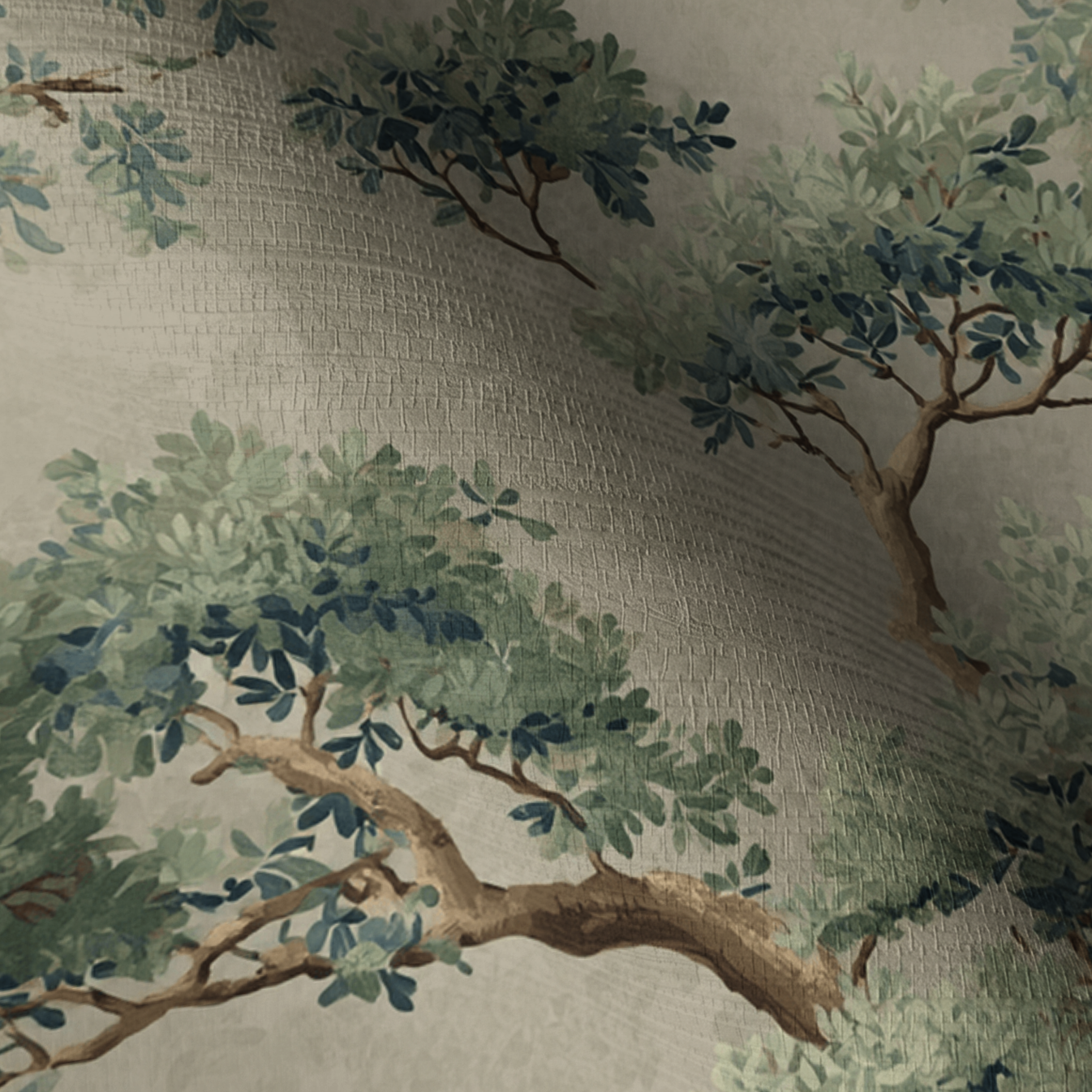 Everdene Grove Faux Grasscloth Wallpaper