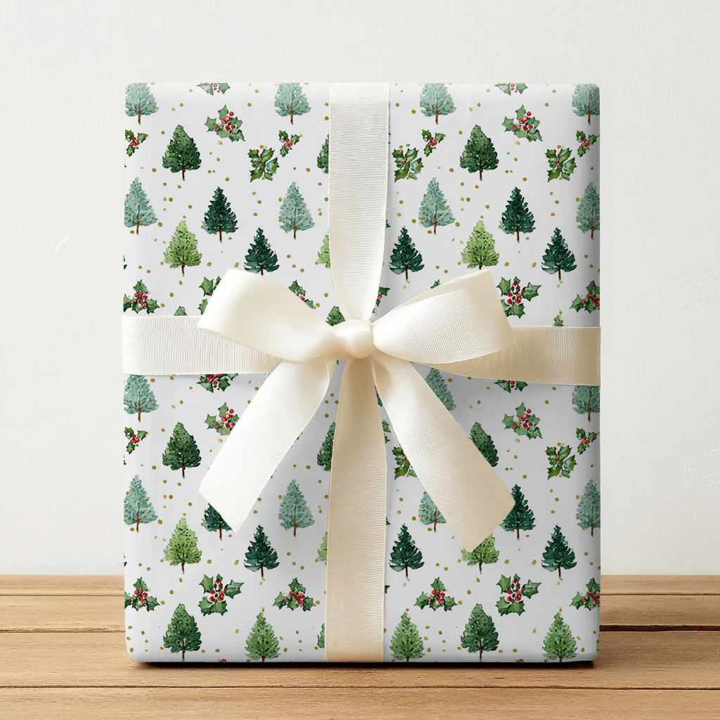 Everett Evergreen - Wrapping Paper - Lemon Park