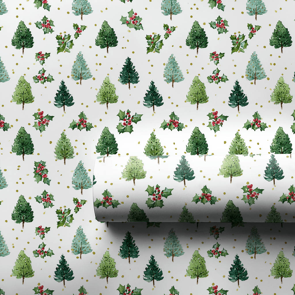 Everett Evergreen - Wrapping Paper - Lemon Park