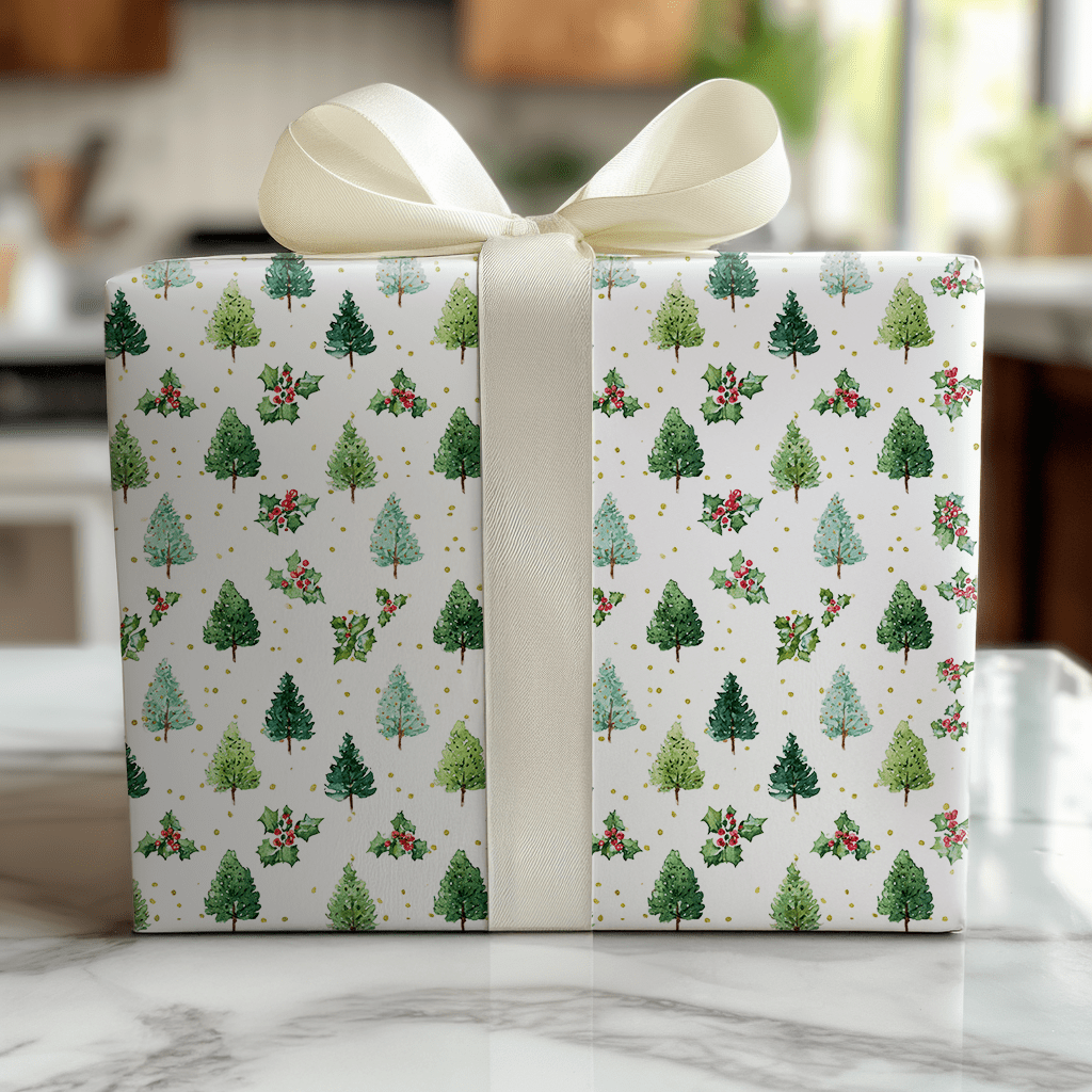 Everett Evergreen - Wrapping Paper - Lemon Park