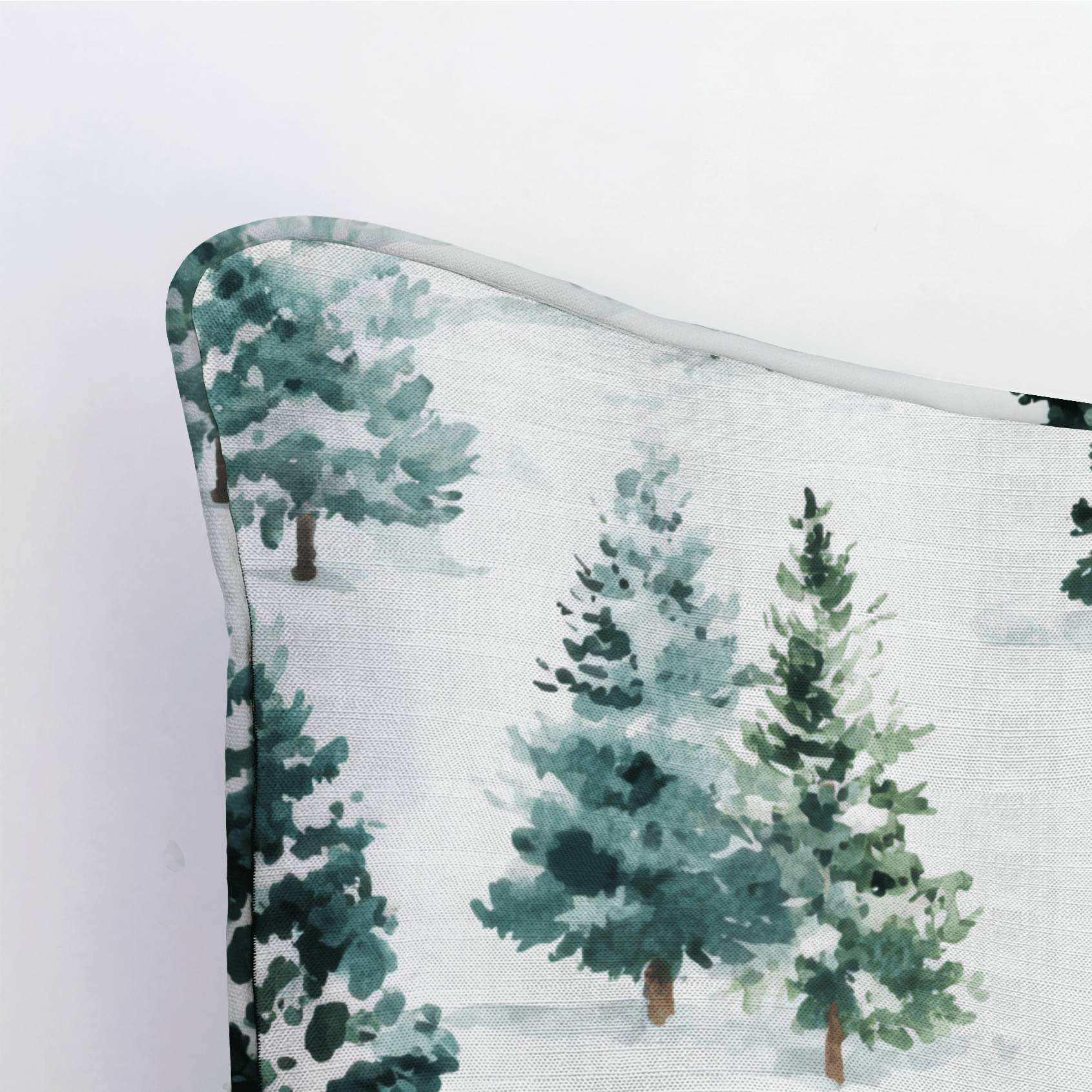 Evergreen Cheer Throw Pillow - Lemon Park