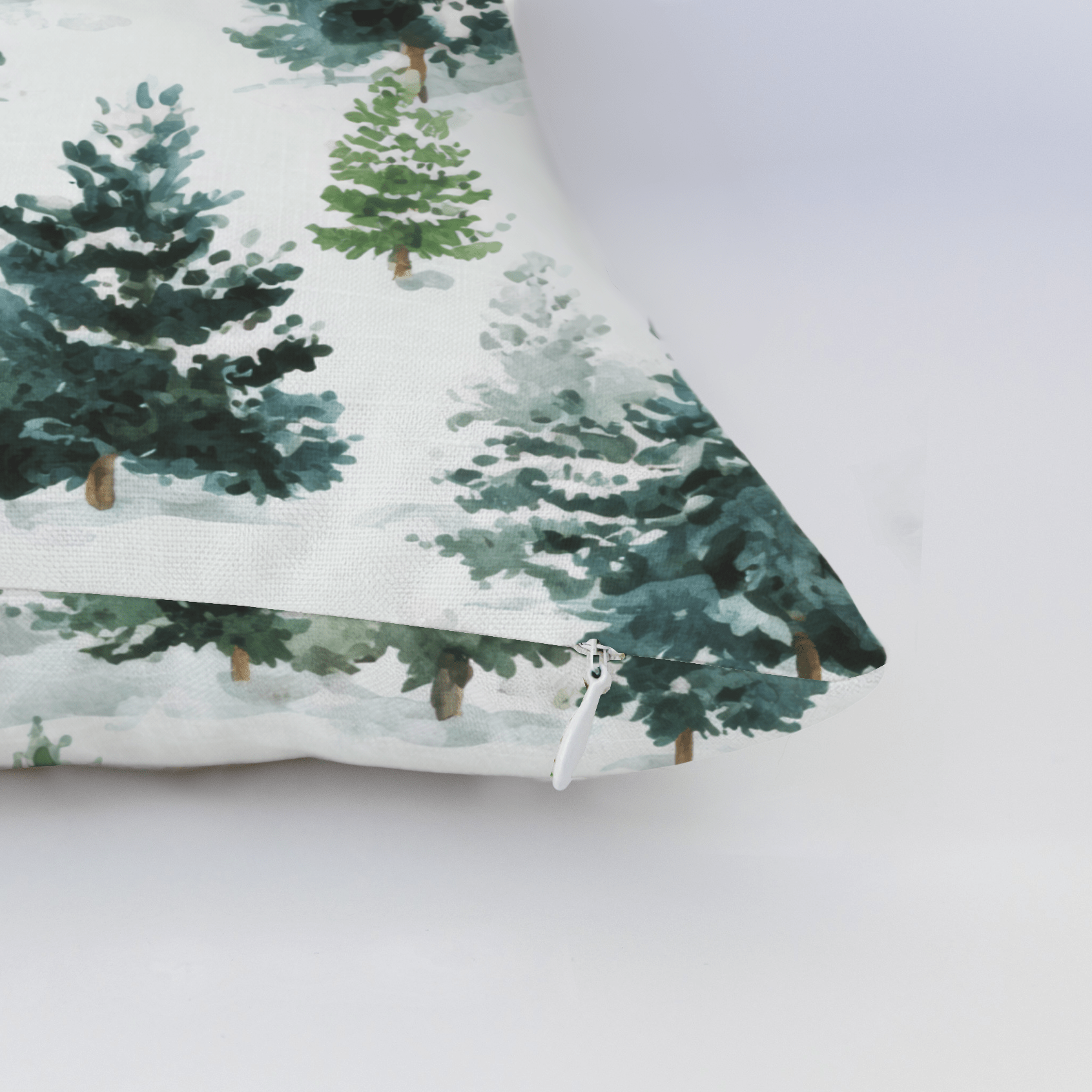 Evergreen Cheer Throw Pillow - Lemon Park